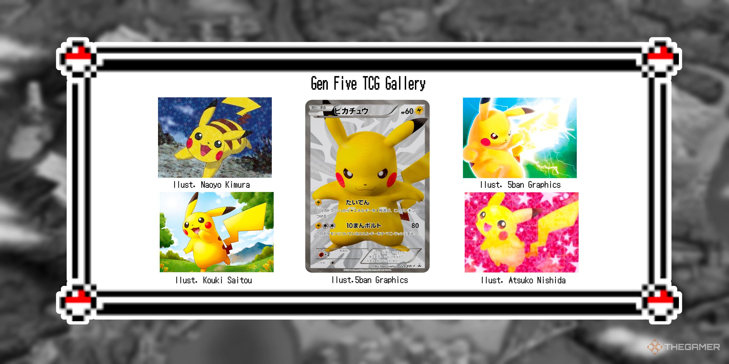 A Closer Look At Every Different Art Style Pikachu Has Had In Pokemon