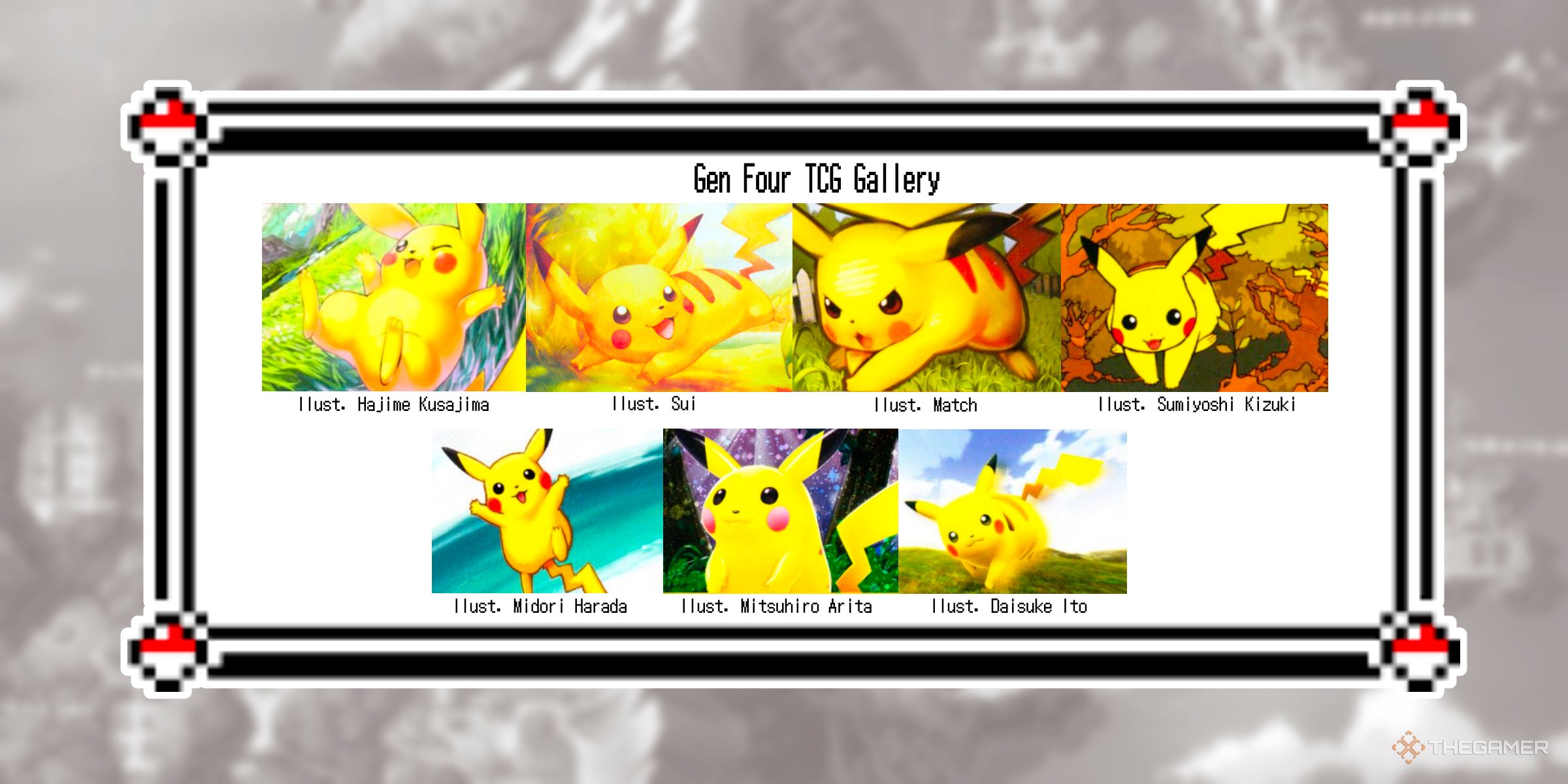 A Closer Look At Every Different Art Style Pikachu Has Had In Pokemon