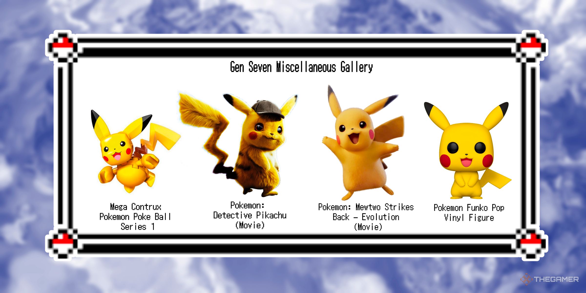 A Closer Look At Every Different Art Style Pikachu Has Had In Pokemon