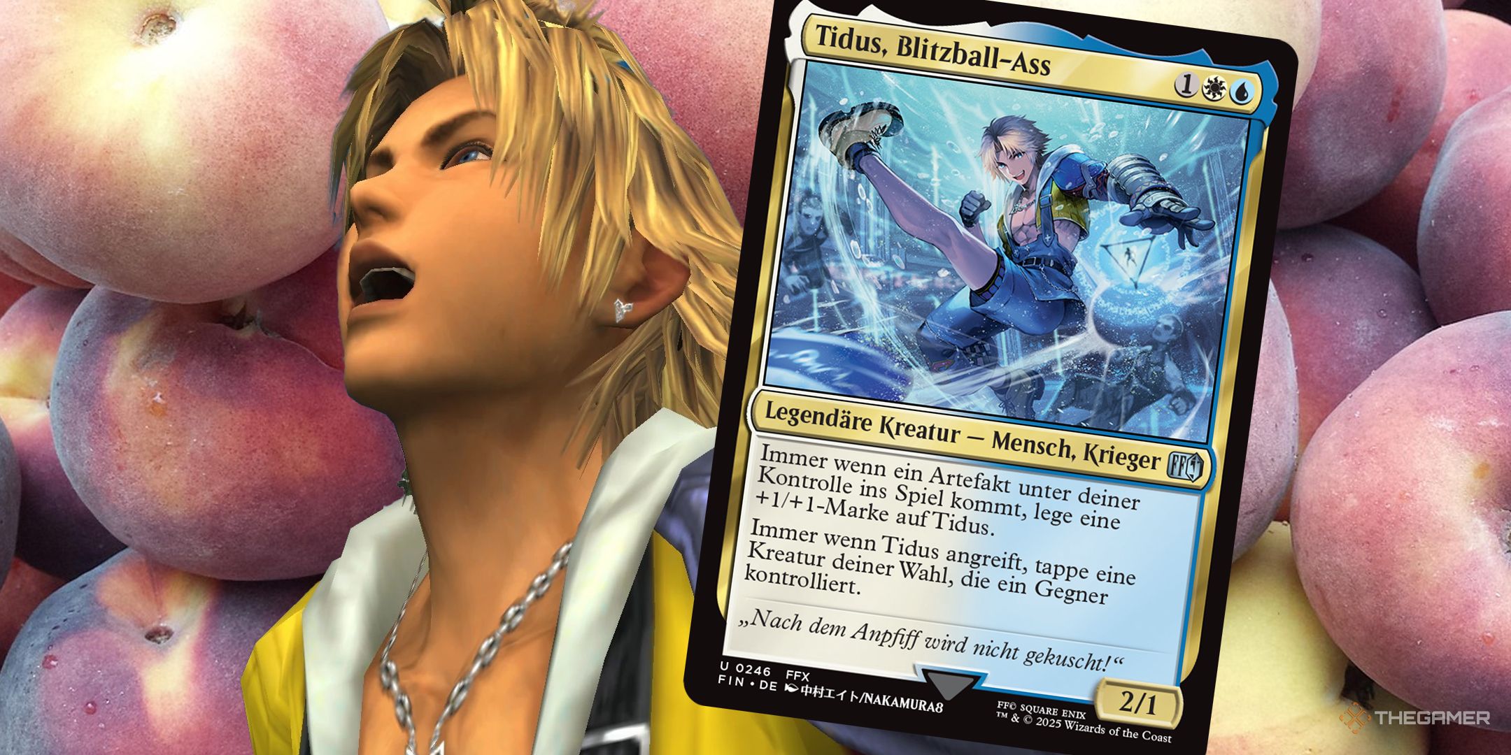 Tidus Has The Best German Name In MTG's Final Fantasy Crossover