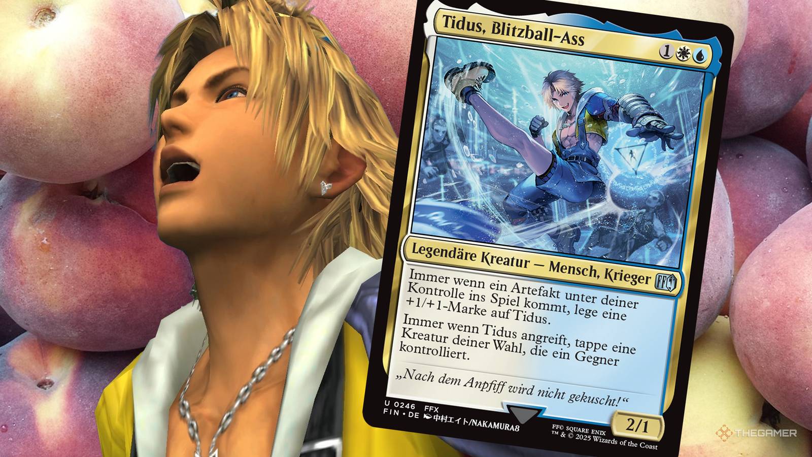 Tidus Has The Best German Name In MTG's Final Fantasy Crossover Tidus Has The Best German Name In MTG's Final Fantasy Crossover