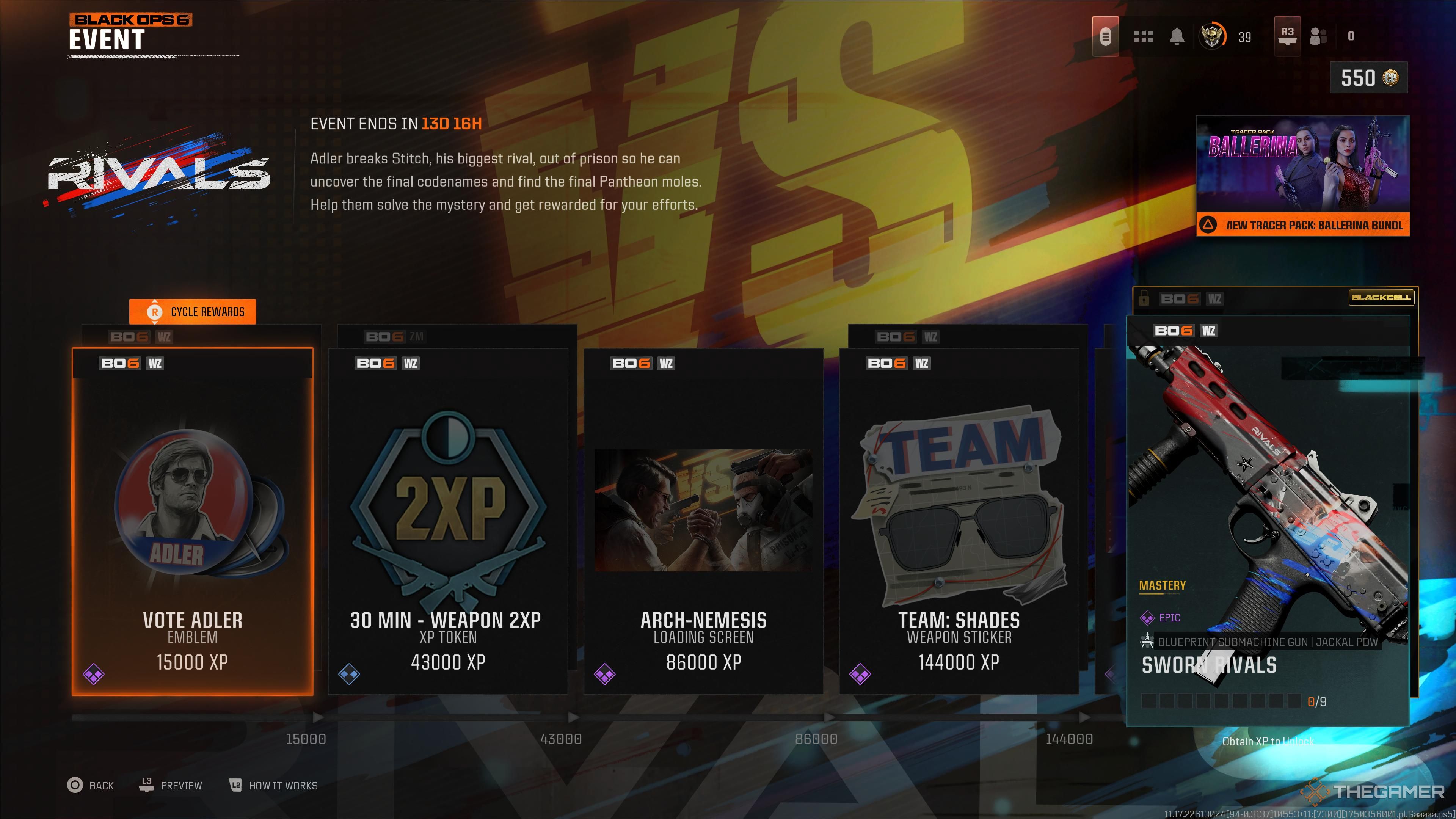 Rivals Event Rewards And How To Unlock Them In Black Ops 6
