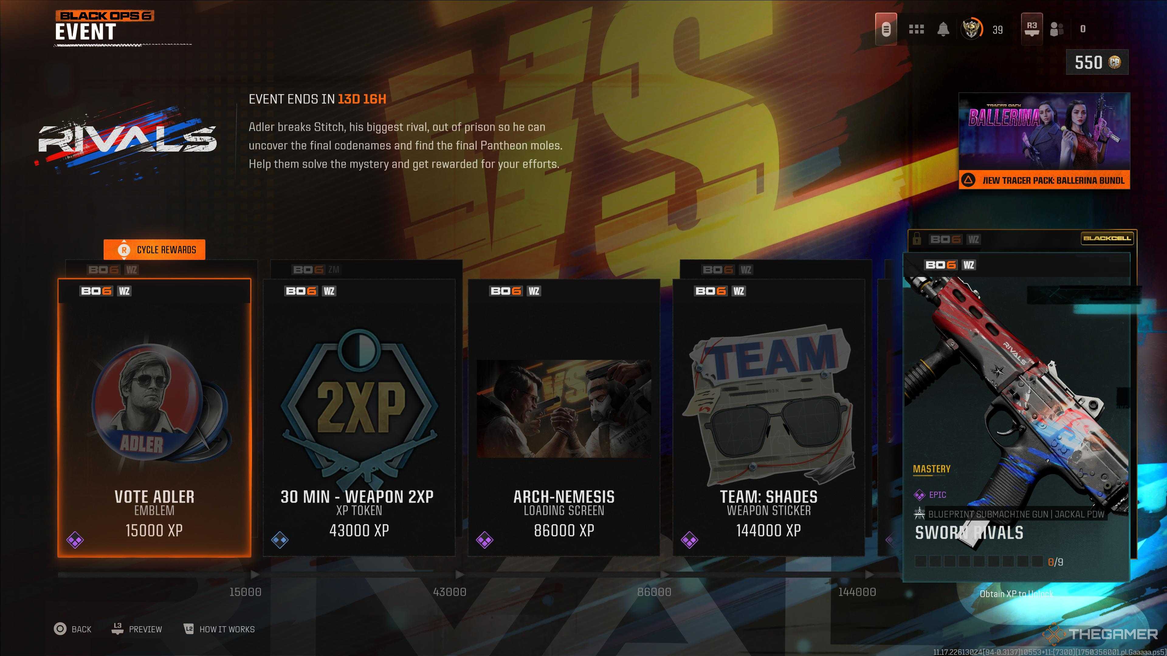 Well Ops Sticker Rivals Event Rewards And How To Unlock Them In Black Ops 6