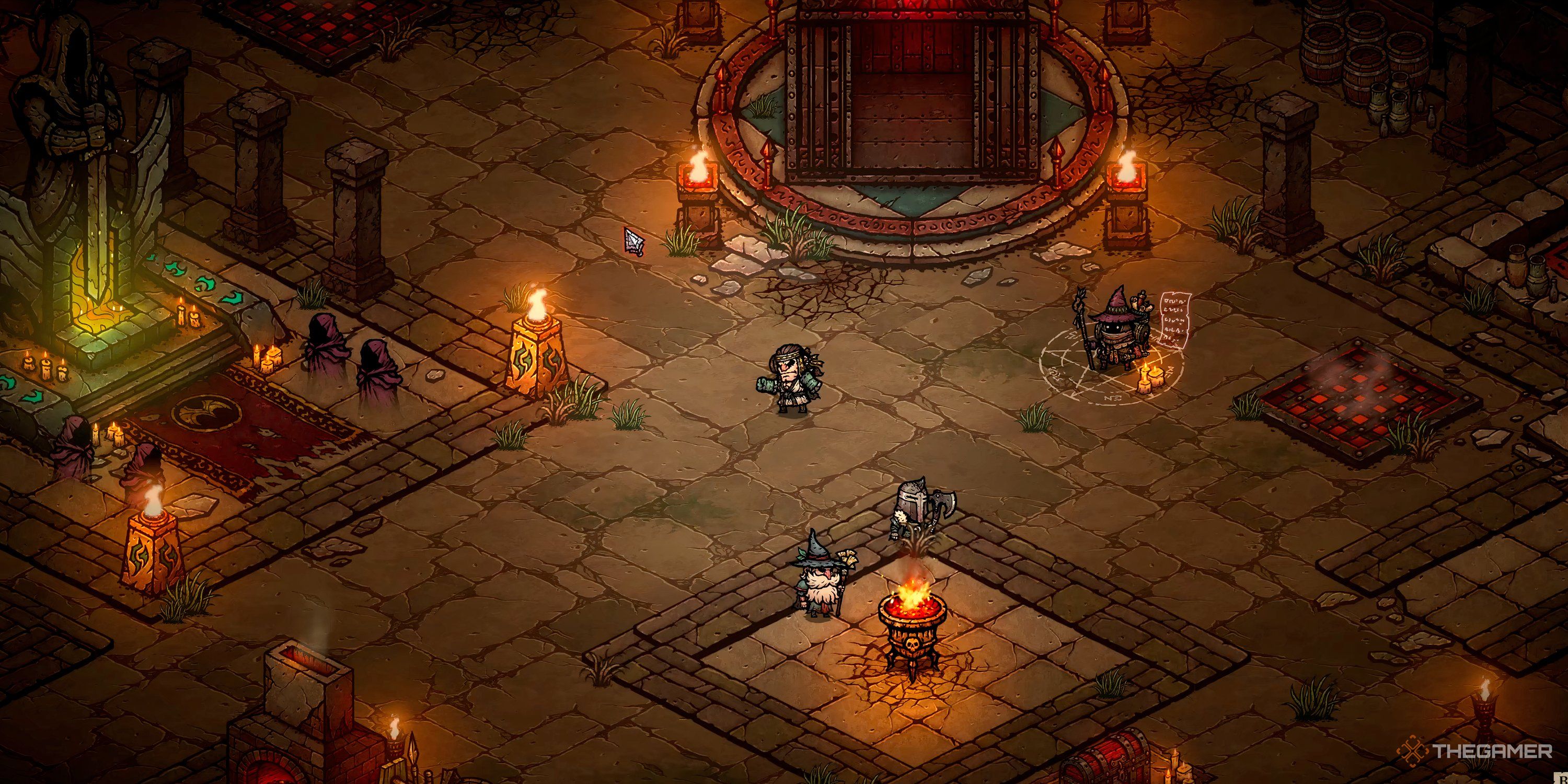 Brawler in the main hub in Tower of Babel Survivors of Chaos.