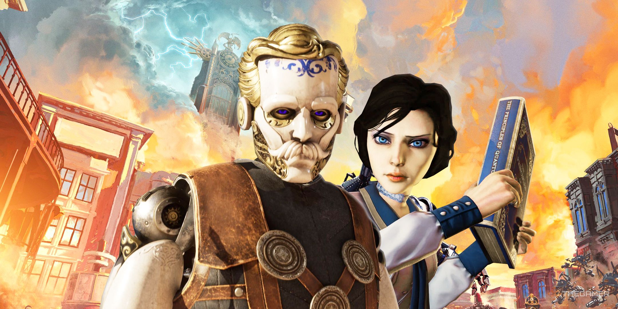 Characters alongside Clockwork Revolution and BioShock Infinite.