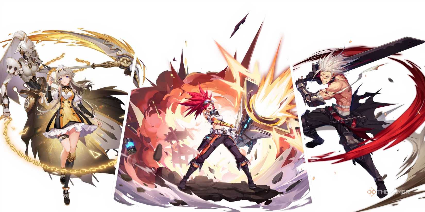 A page at the side collage of Scytheguard, Gunner and the Berserker classes in the Crystal of Atlan.