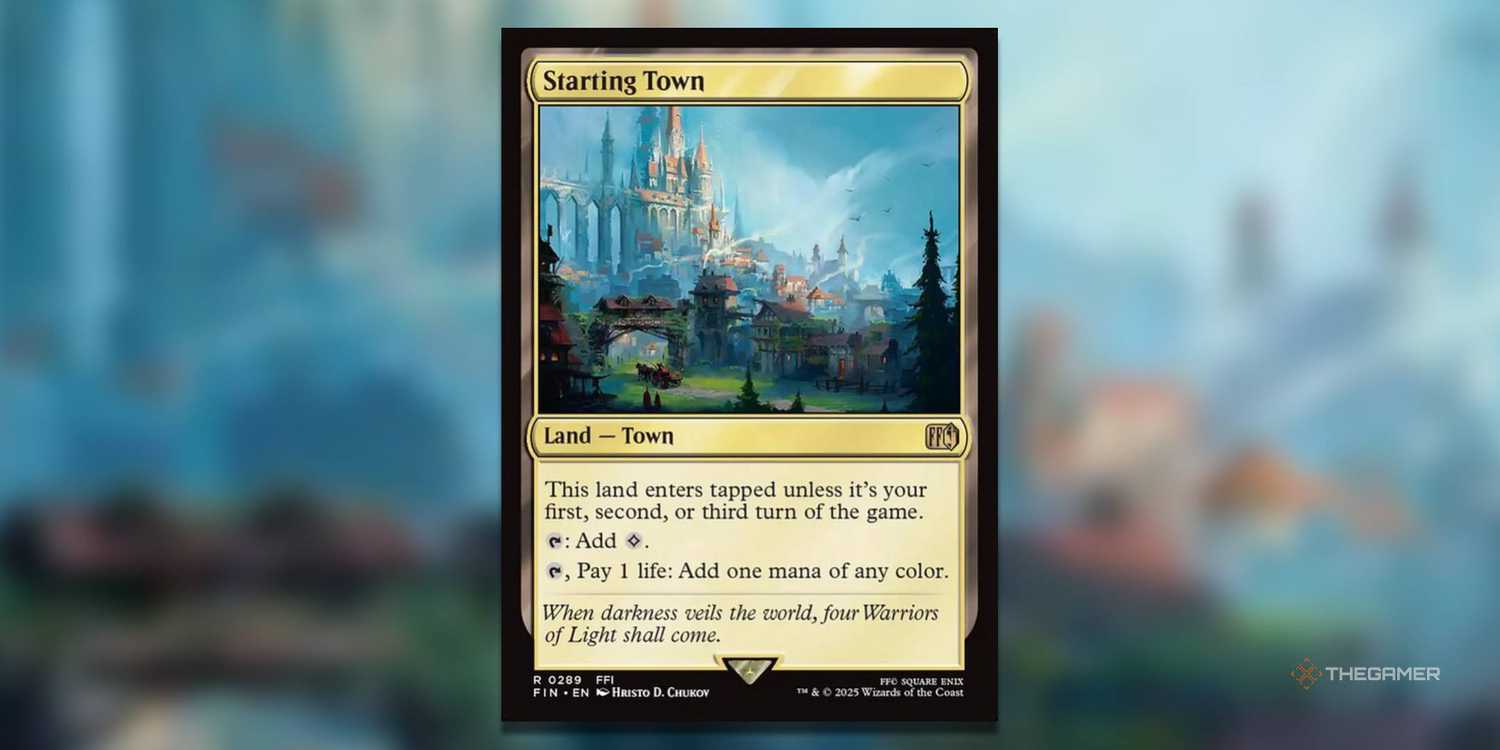 all towns final fantasy mtg Magic The Gathering - Universes Beyond - or third turn of the game. final fantasy mtg towns Town
