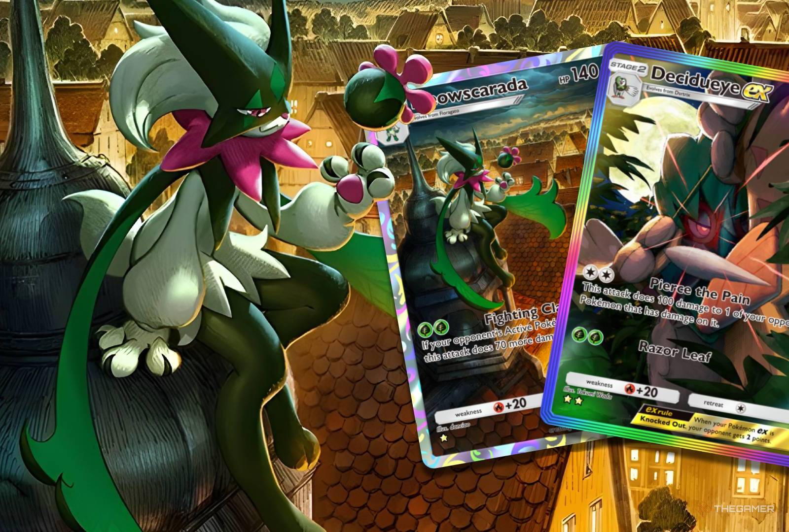 pokemon decidueye card Hisuian Decidueye V 077/067 main image 1