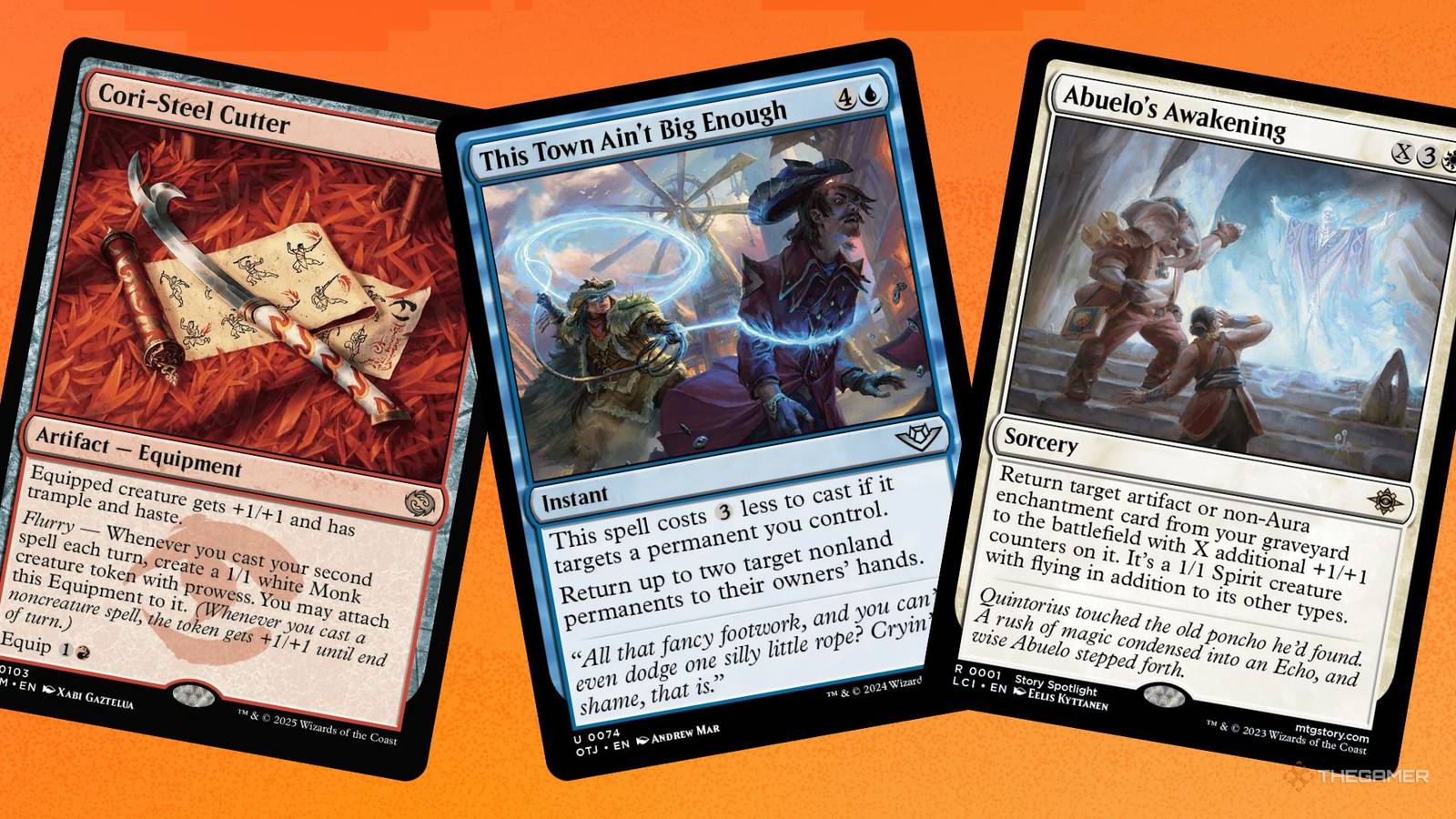 mtg tiny cards Magic: The Gathering World's Smallest Ajani vs. Nicol Duel Decks – Rocket  Comics