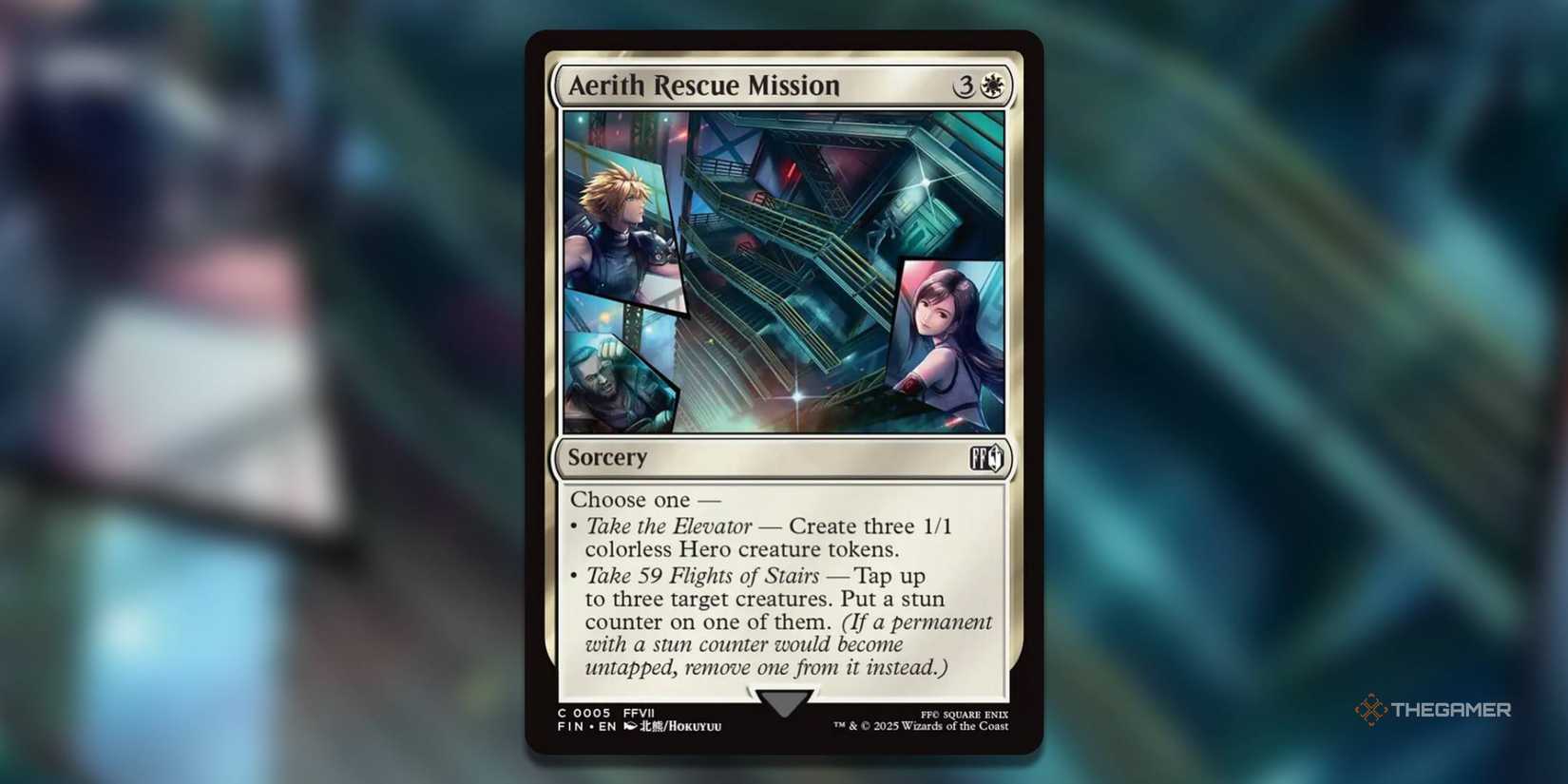 ff7 mtg cards Final Fantasy - Collector's Edition Commander Deck The Gathering gameplay system art:ff7 Scryfall Magic: The