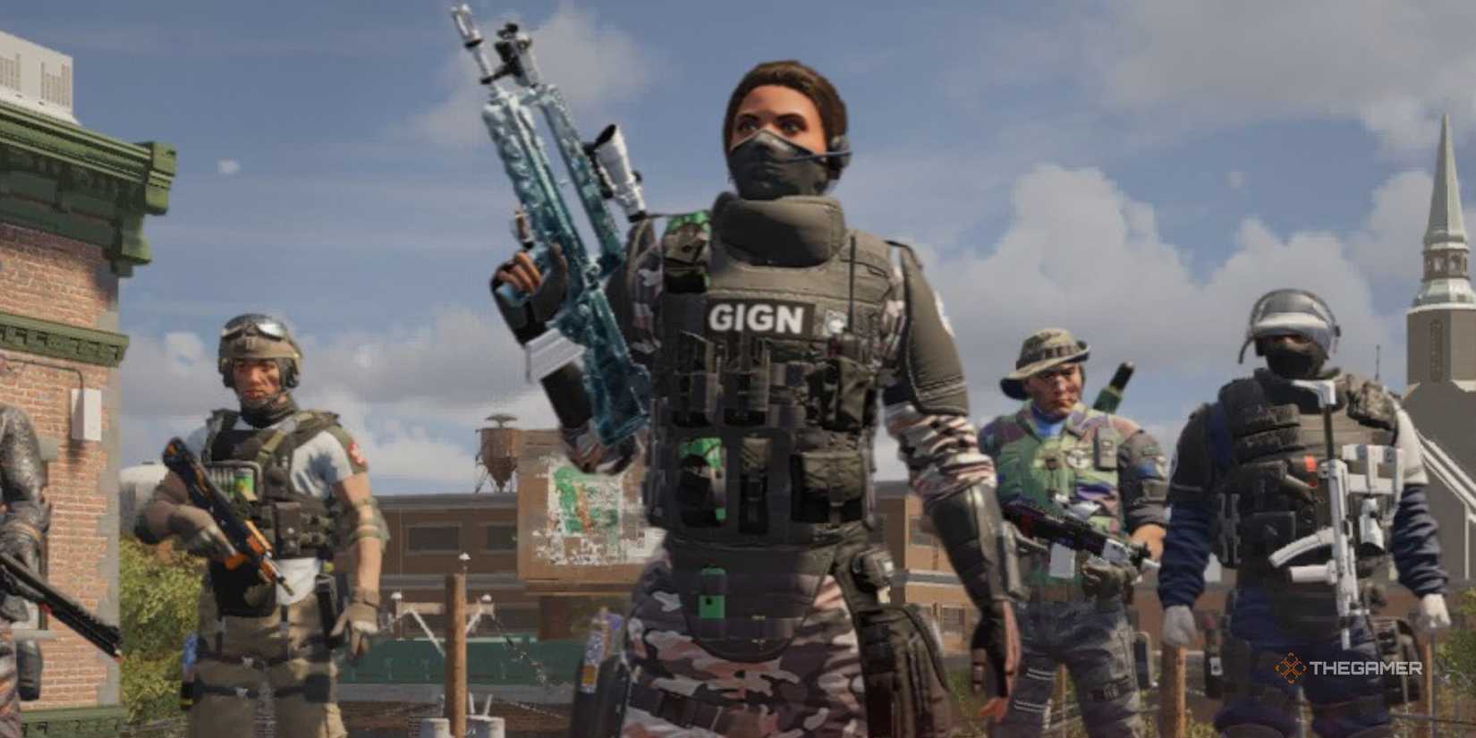 Rainbow Six Siege X team after victory.