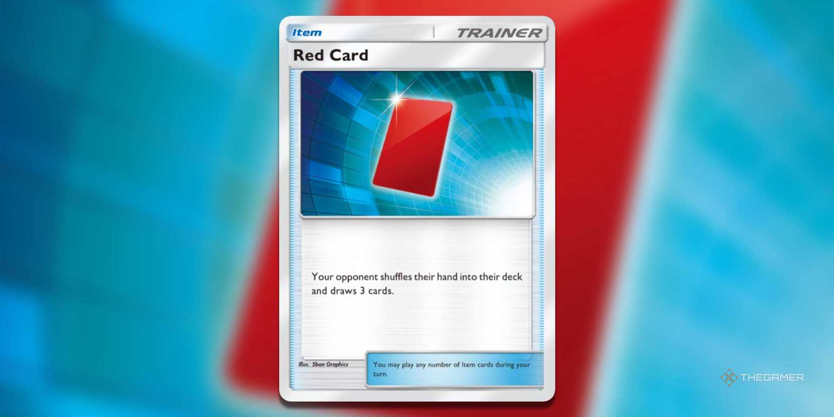 when to use red card pokemon tcg Pokémon TCG: Red's Pikachu 270/SM-P main image 0