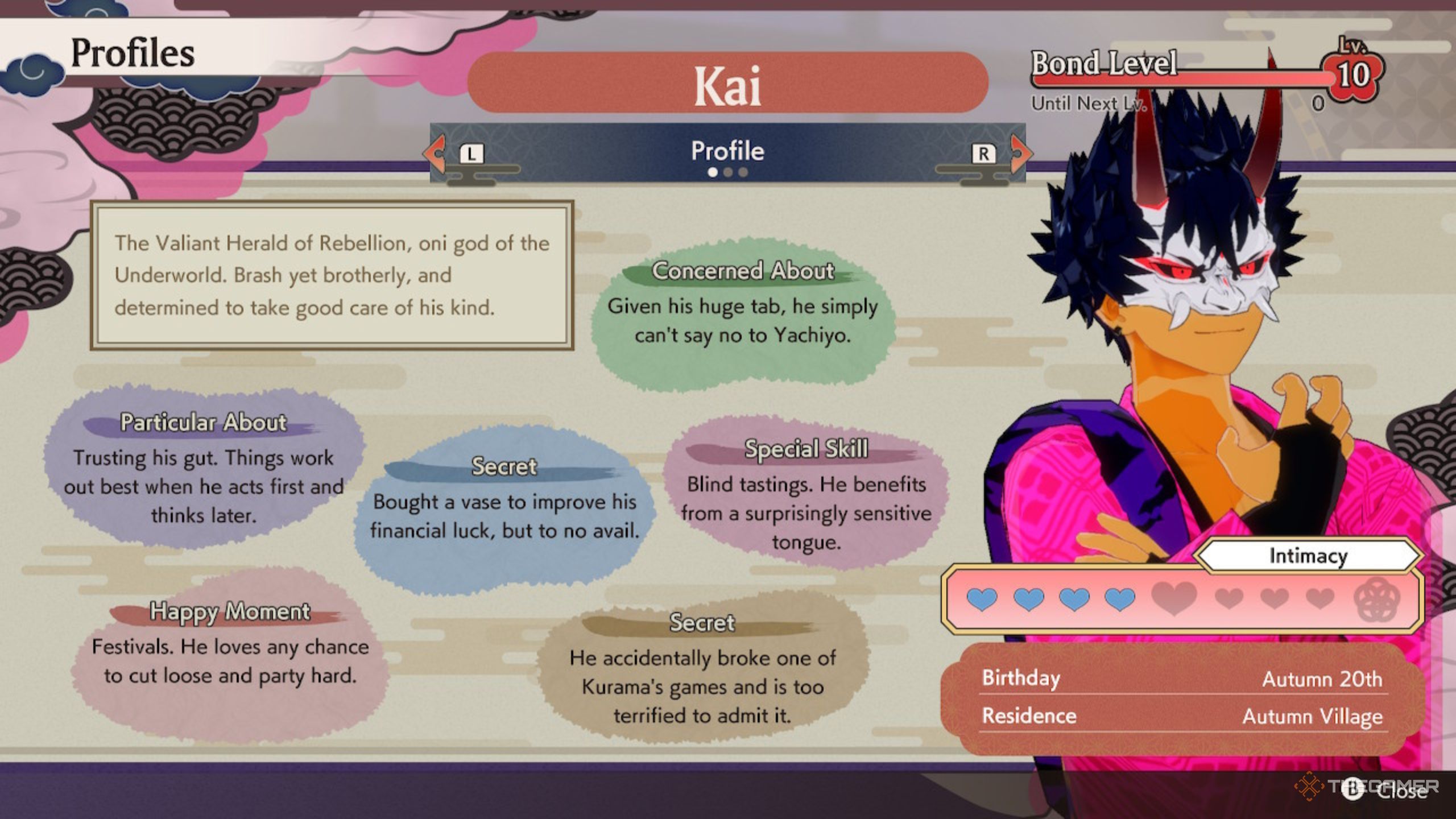 Best Gifts And Hangouts For Kai In Rune Factory: Guardians Of Azuma