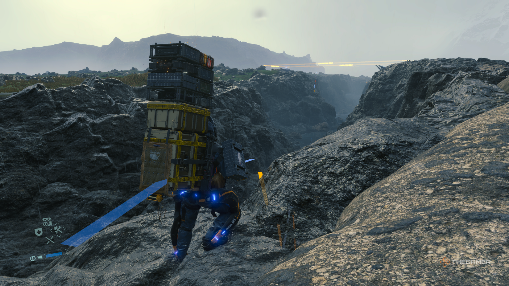 Staring into the abyss in Death Stranding.