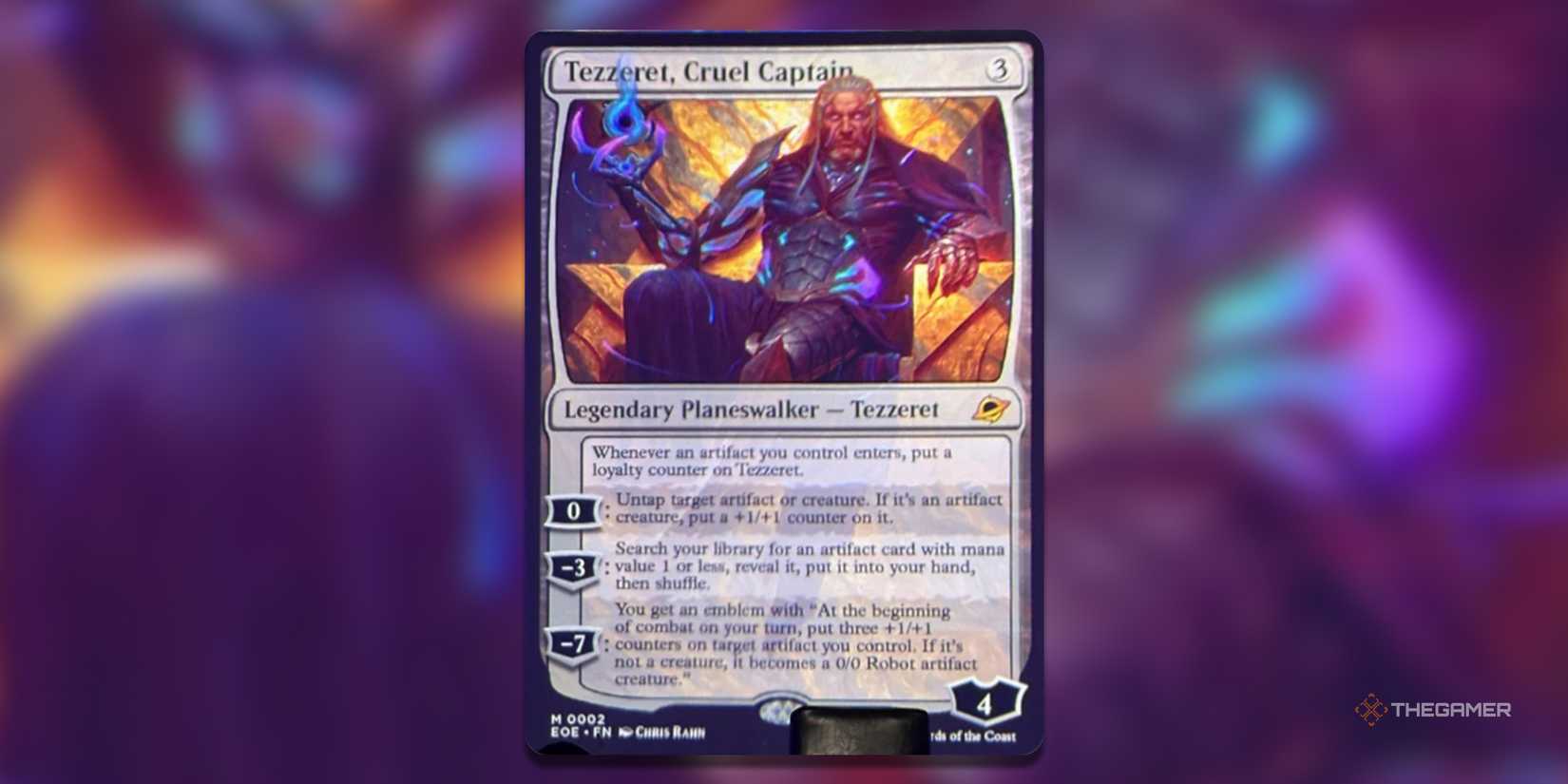 Tezzeret, Cruel Captain Makes Me Very Excited For MTG's Edge Of Eternities Set Tezzeret, Cruel Captain Makes Me Very Excited For MTG's Edge Of Eternities Set