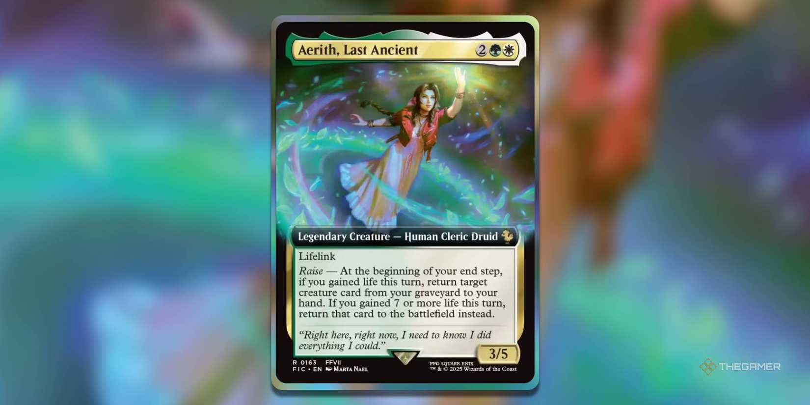 If You Love Aerith, These Are The Best Cards Starring Her From Magic: The Gathering's Final Fantasy Set If You Love Aerith, These Are The Best Cards Starring Her From Magic: The Gathering's Final Fantasy Set
