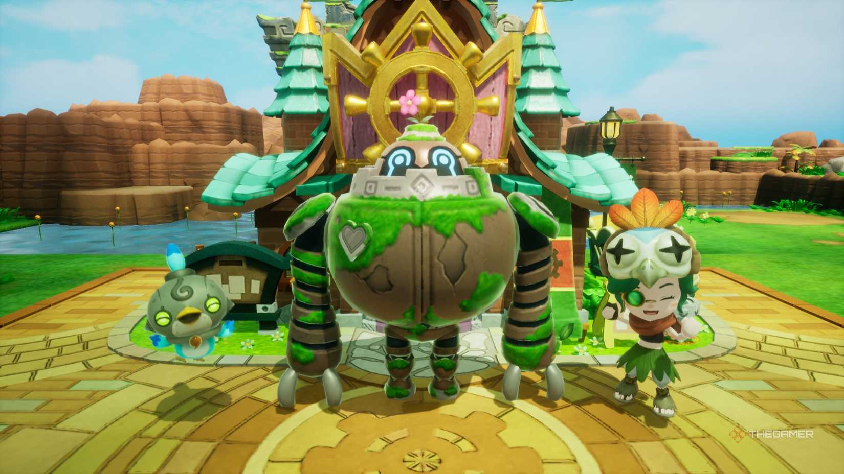 Trip Hagram and the player character from The Fantasy Life of the Girl Who Stole Time.