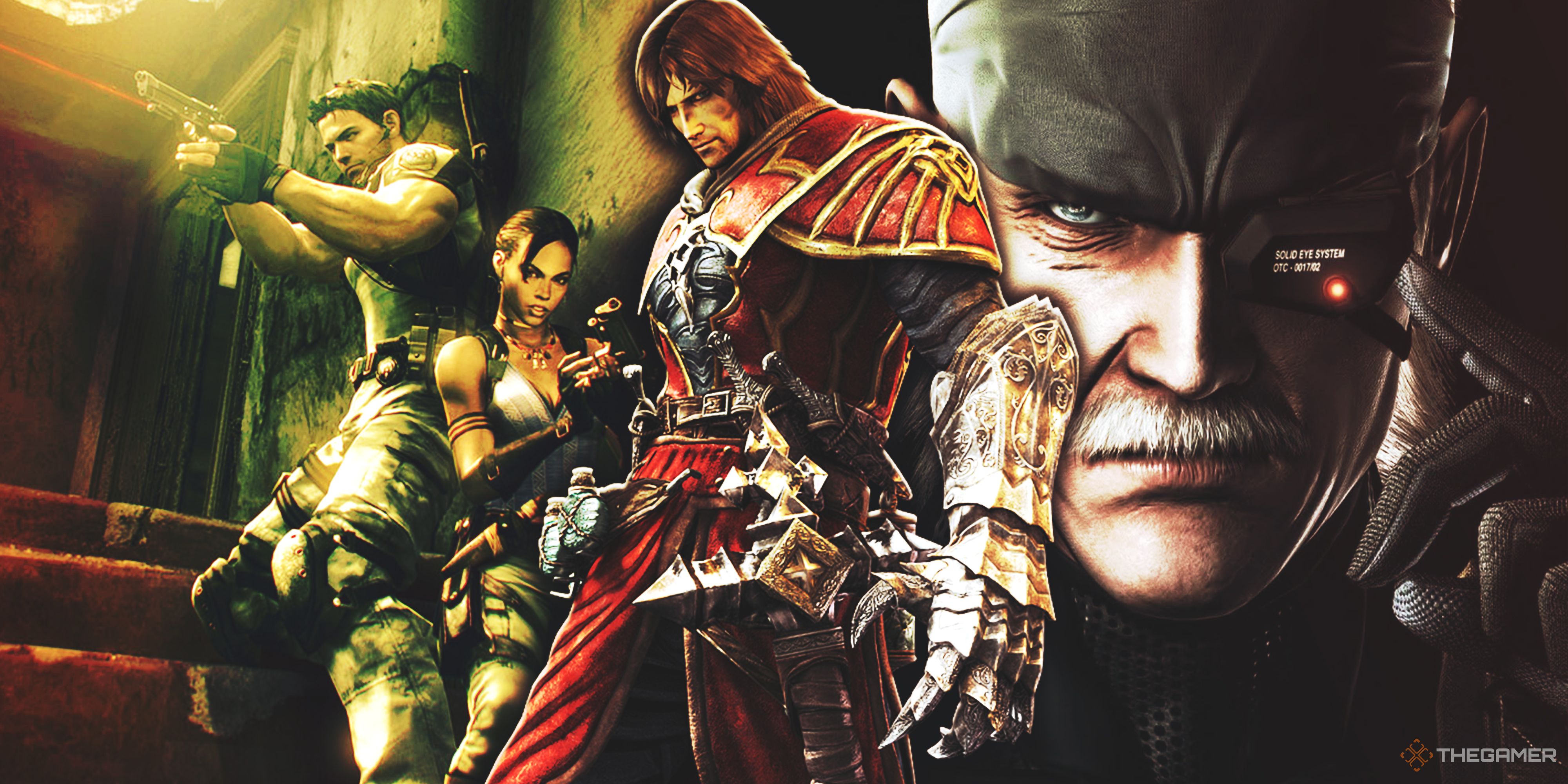 Resident Evil 5, Castlevania Lords Of Shadow and Metal Gear Solid 4 Guns Of The Patriot.
