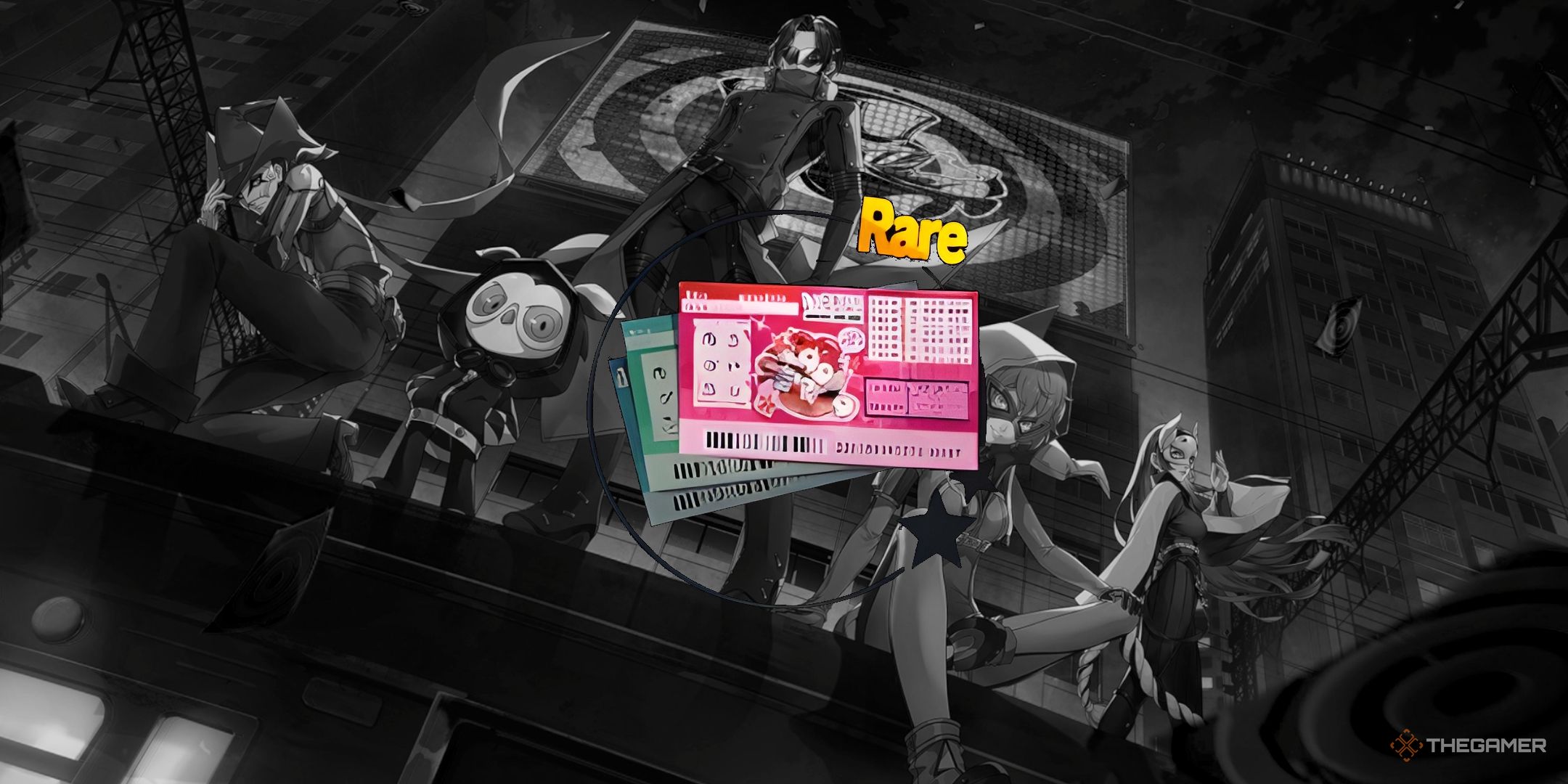 Card de timbru Daredevil Pierdut din metroul dorinței în Persona 5 Phantom X.