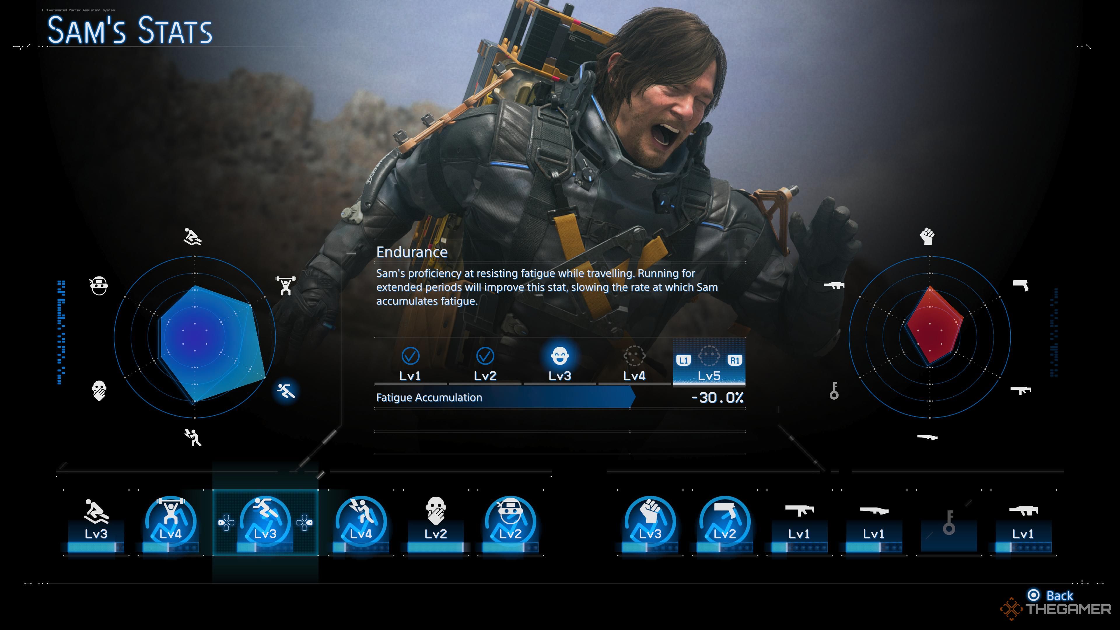 What Stats Affect And How To Upgrade Them In Death Stranding 2