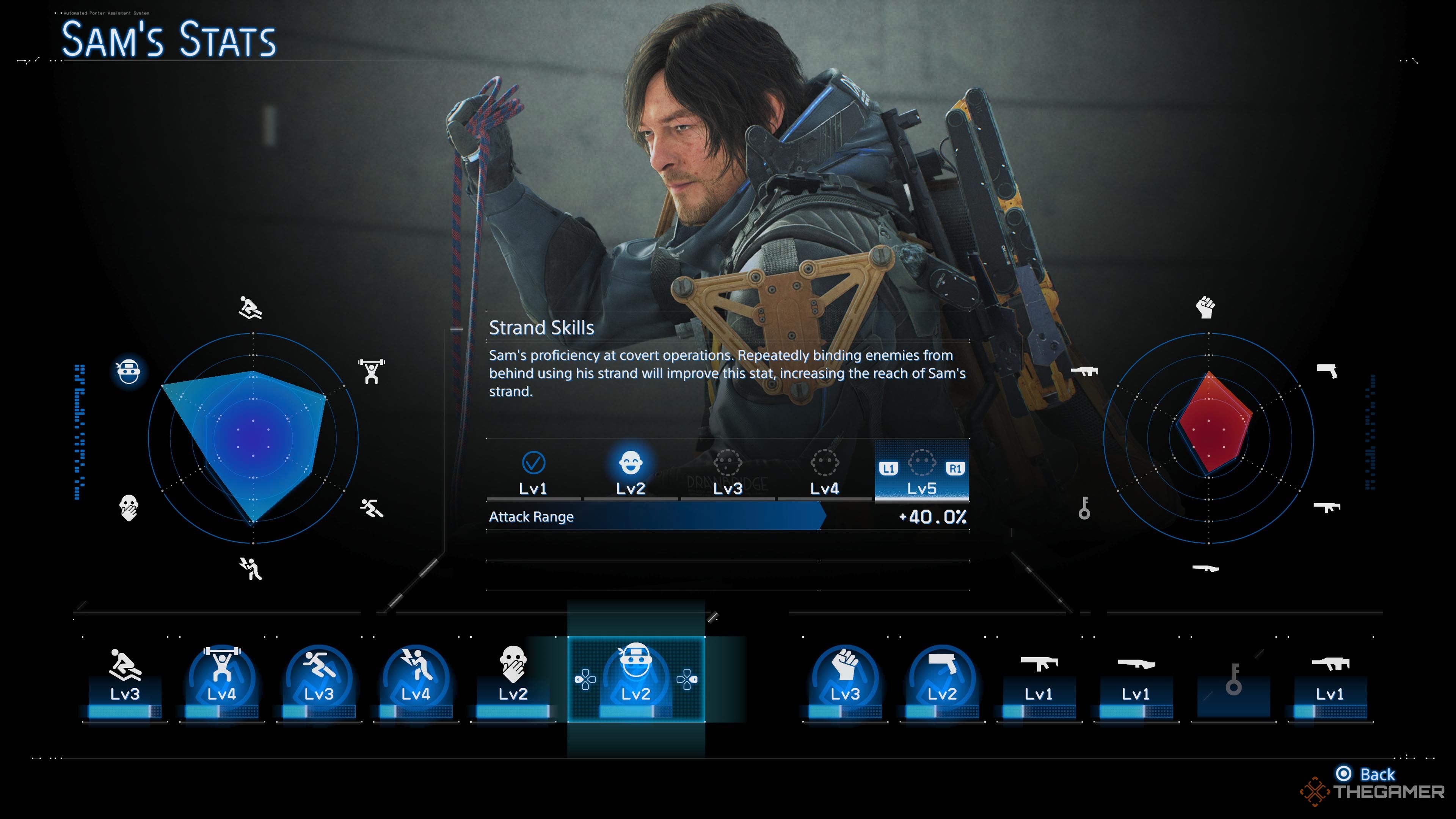 What Stats Affect And How To Upgrade Them In Death Stranding 2