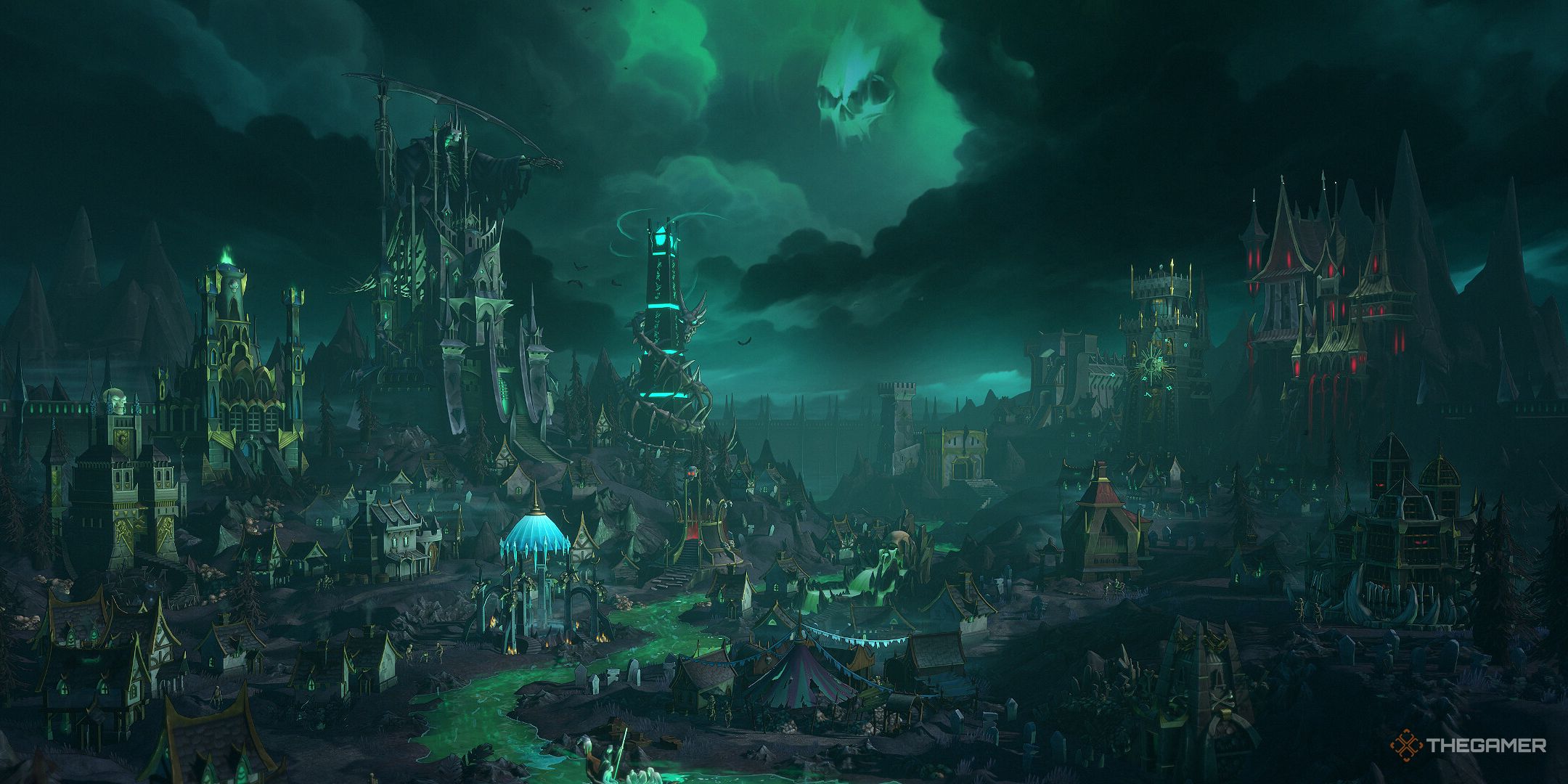 An early access version of Cemetery Town: Once Upon a Time, home to heroes of might and magic.