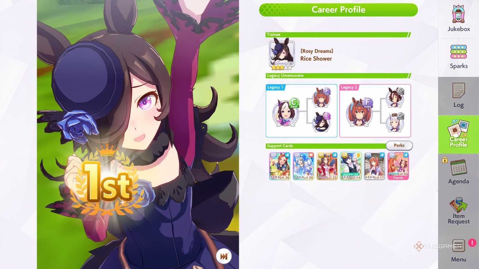 Best Rice Shower Stats The Best Rice Shower Build, Stats, And Support Cards In Umamusume ...