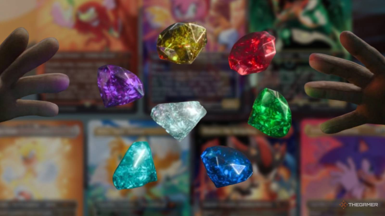MTG's Sonic the Hedgehog Chaos Emerald bonus cards listed for up to $1,750  on resale sites
