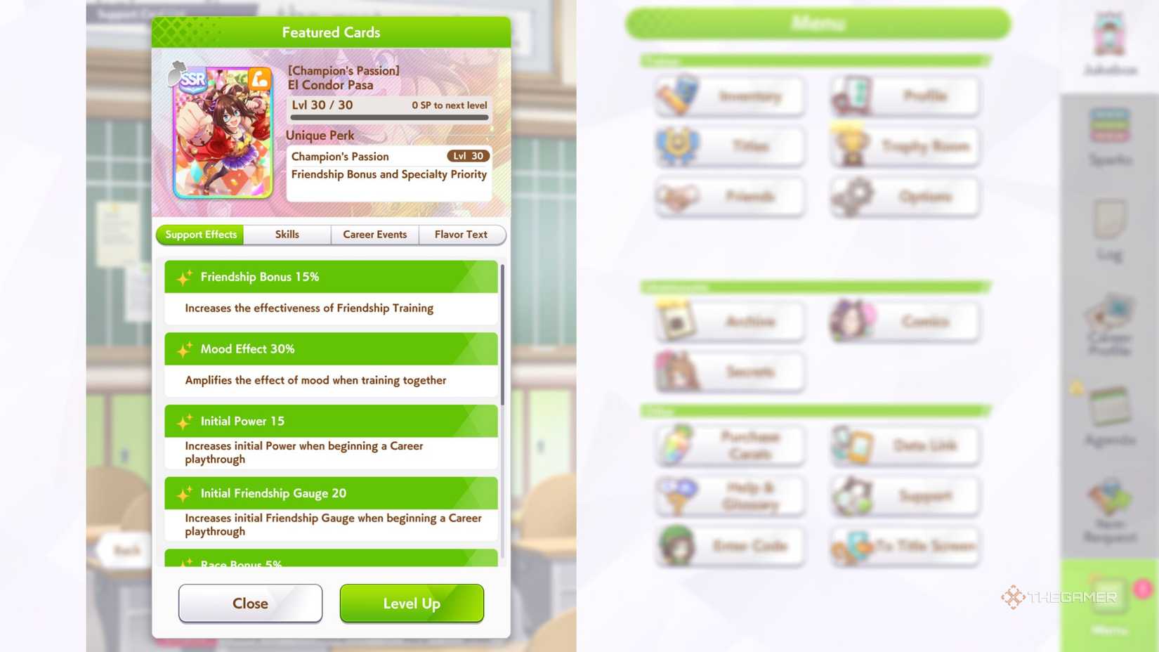 Umamusume Pretty Derby El Condor Pasa support card for Oguri Cap.