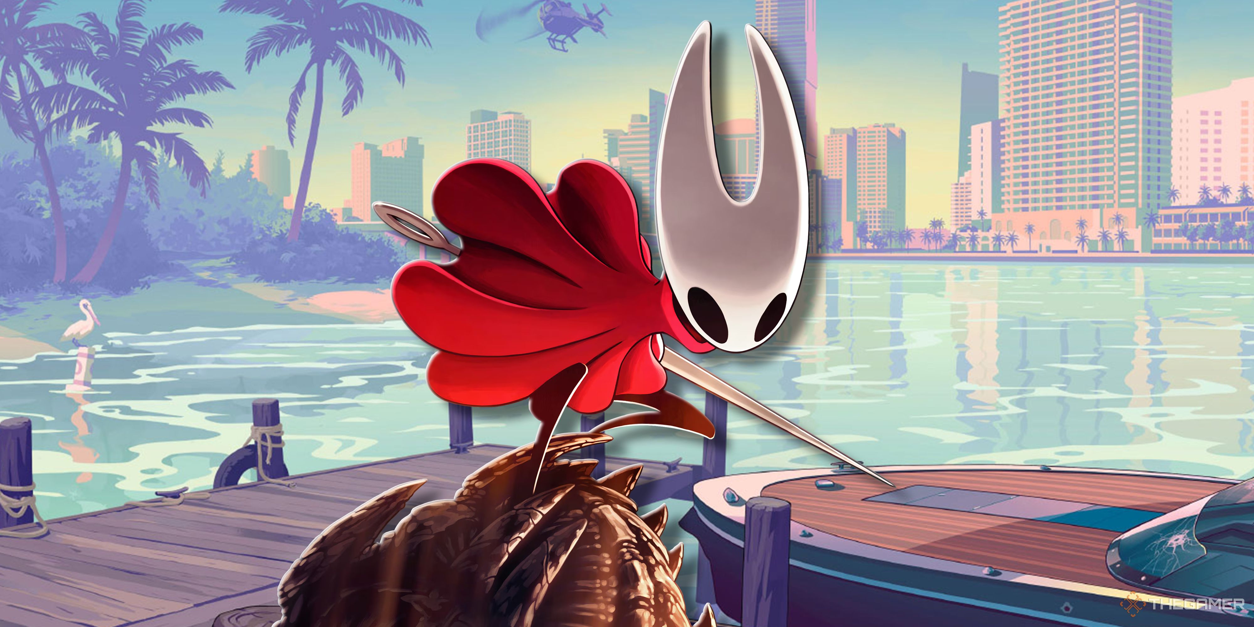 Hollow Knight Silksong's Hornet in Grand Theft Auto 6.