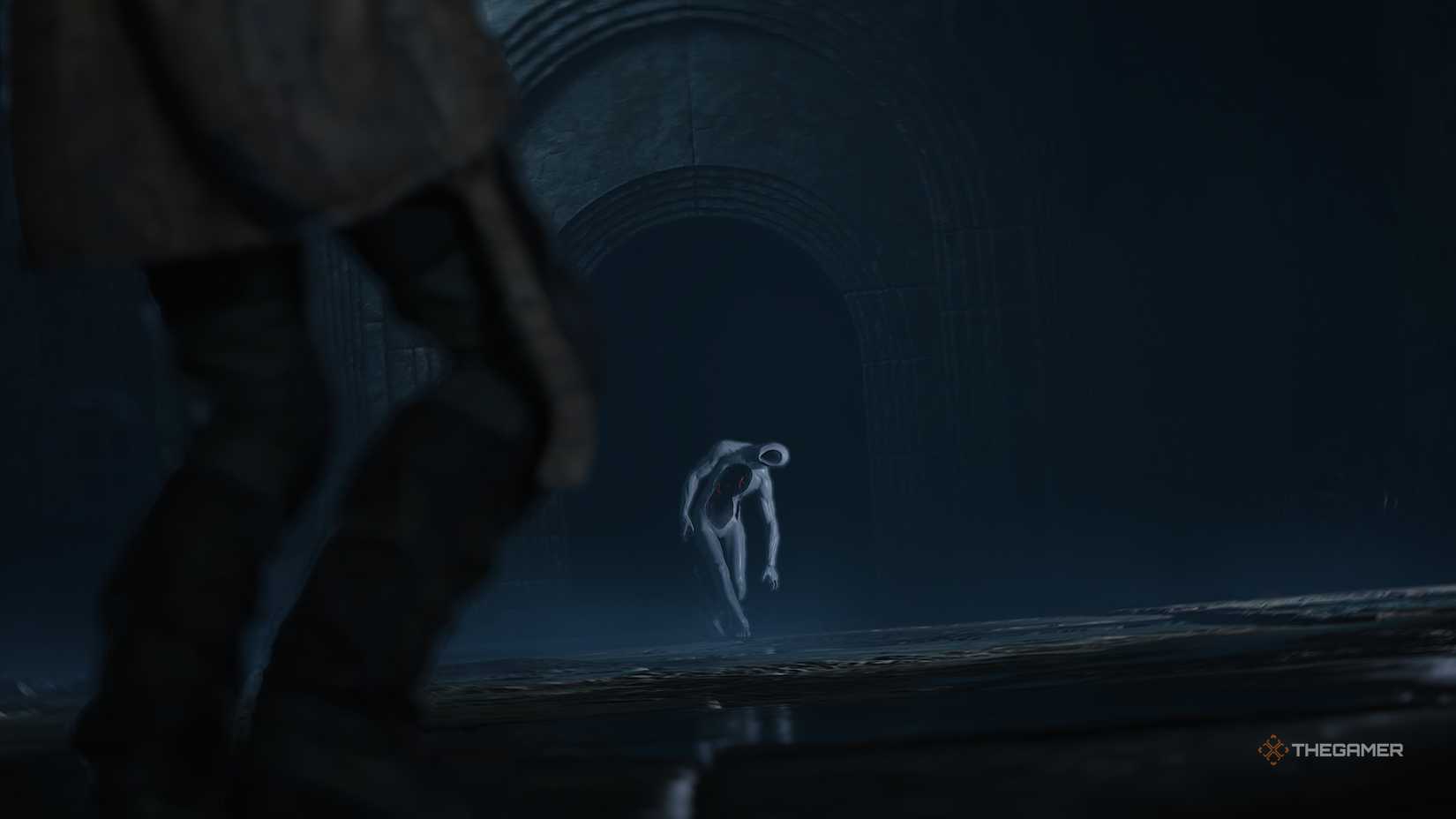 The lymph entity, which is approaching the Remi in Cutscene in Hell, is us.