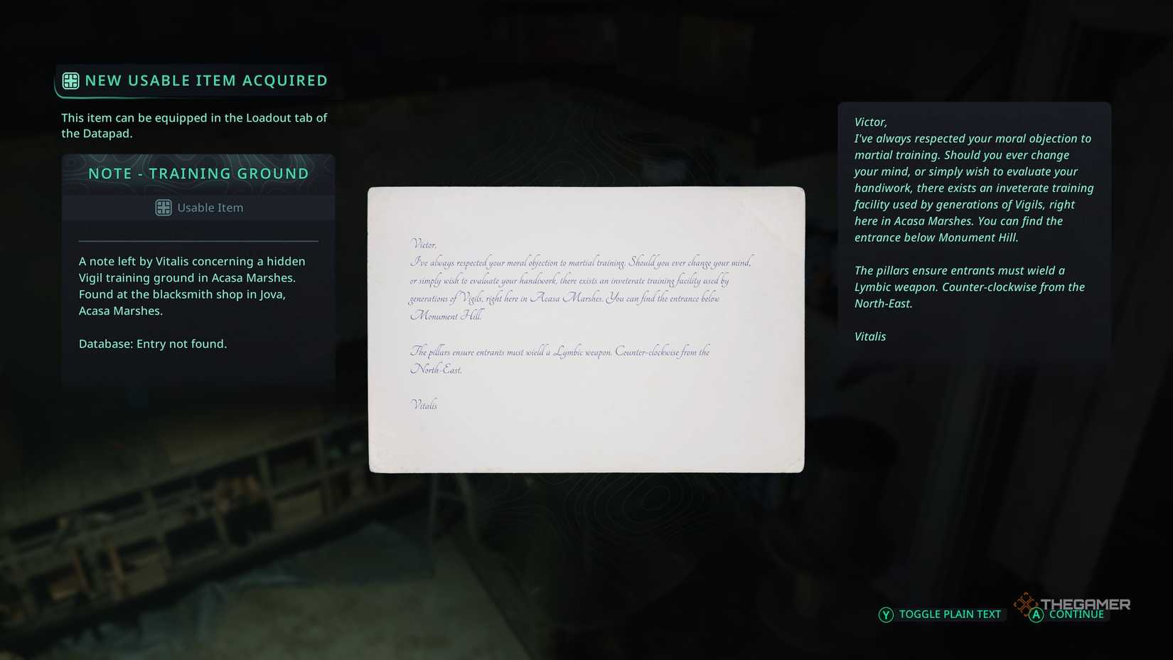 Instructions about where o find the guarding places in hell are us.