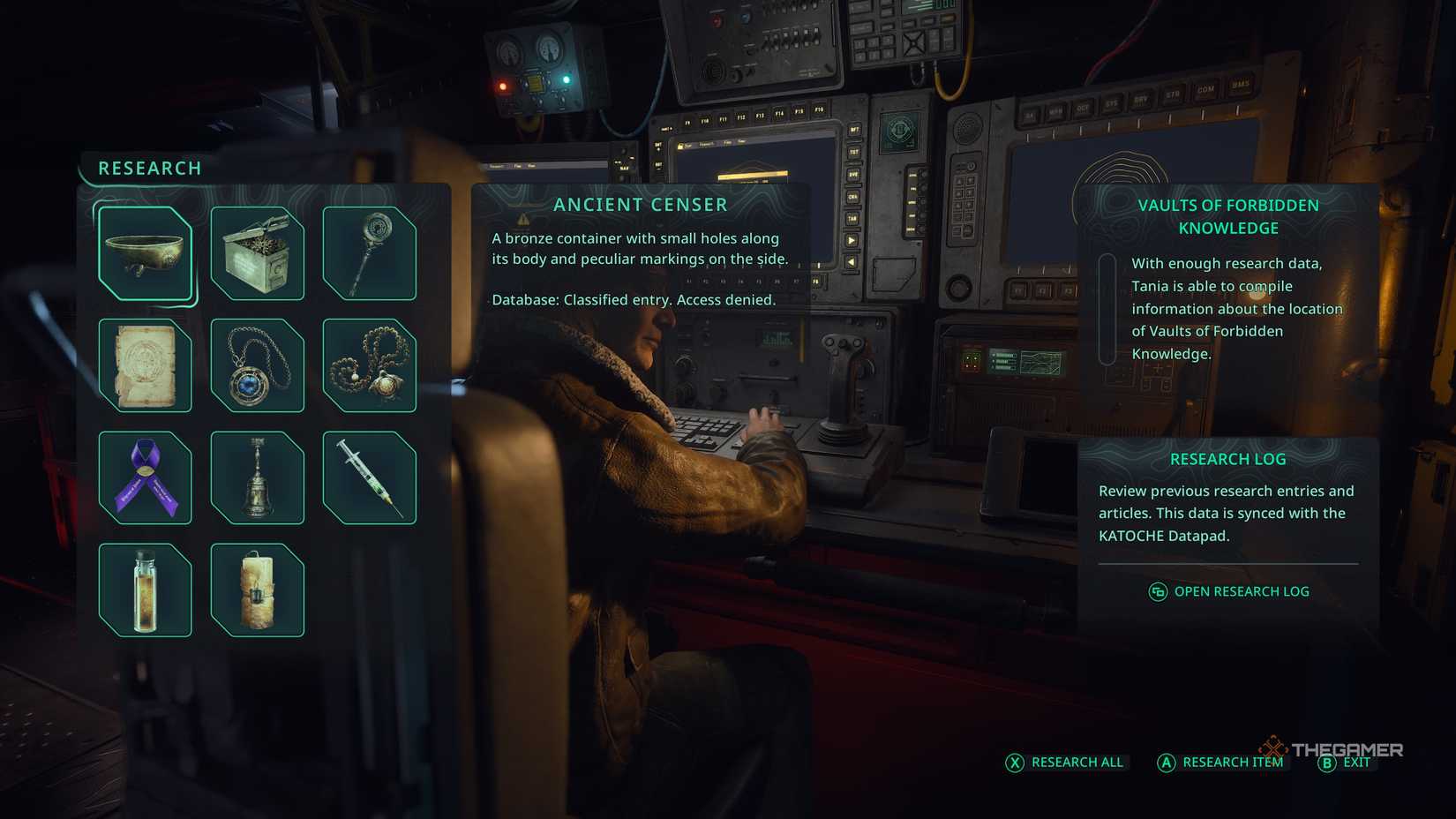 It is we who provide research items to Tania of hell.