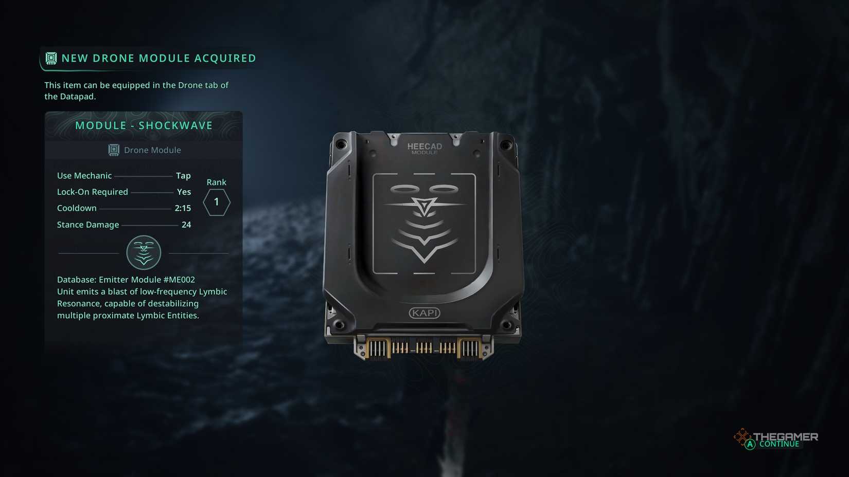 The Shockwave drone module from Hell is us.