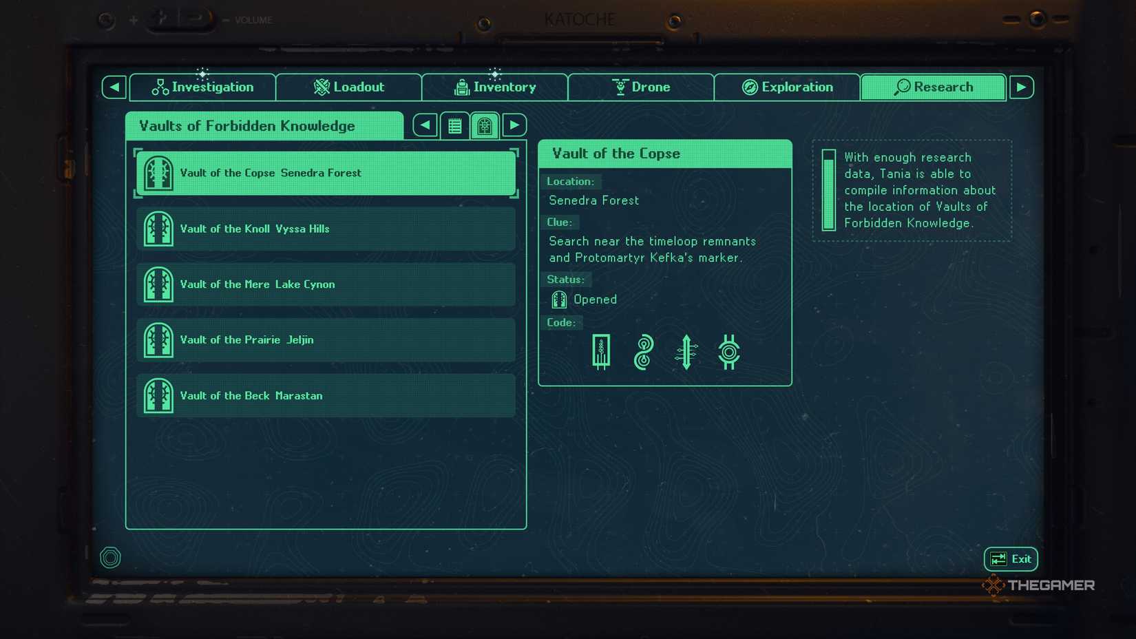 Hell is a forbidden knowledge location and a safe of password -senedra forest.