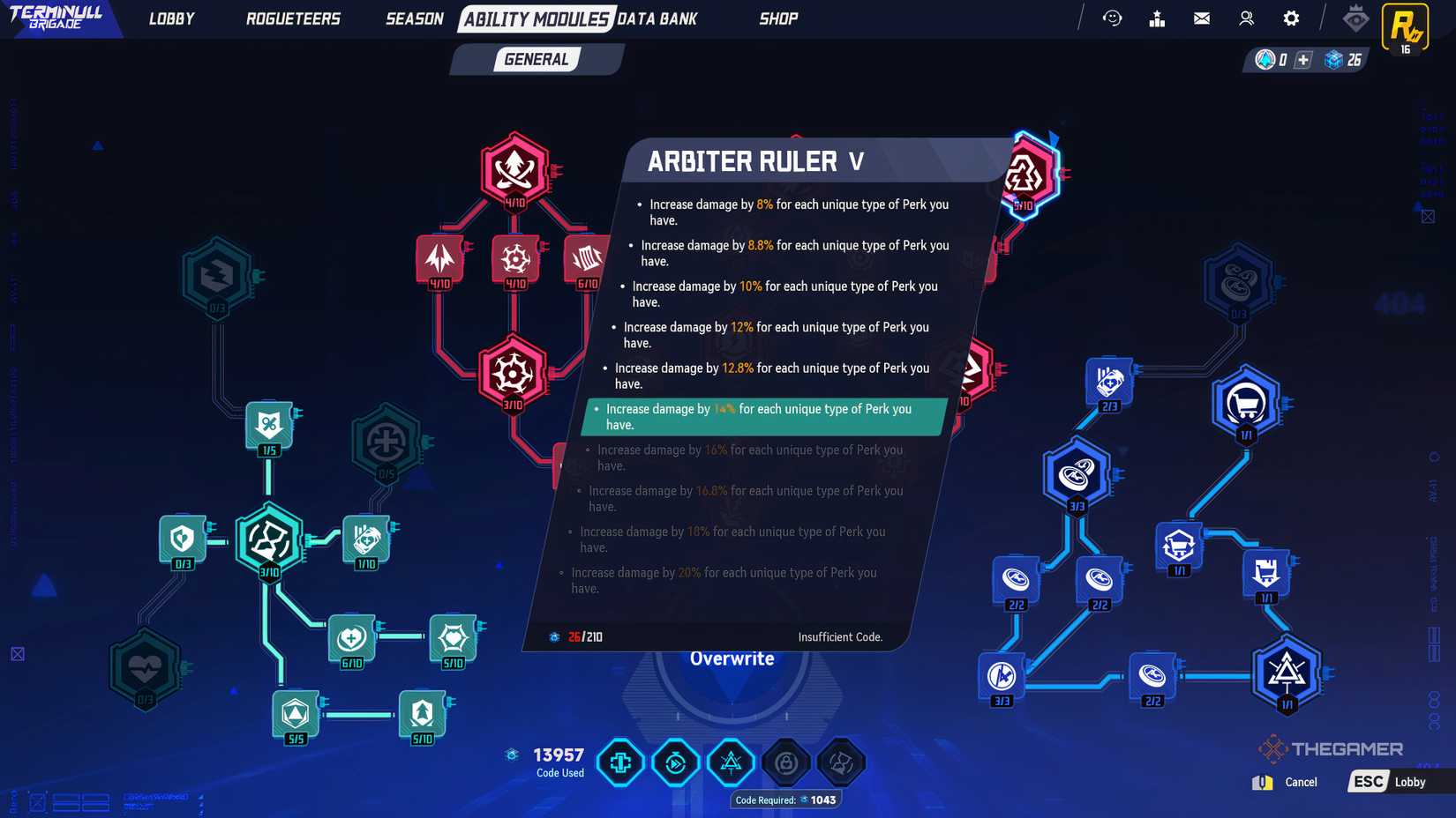 Combat Tree What Are Ability Modules In Terminull Brigade?