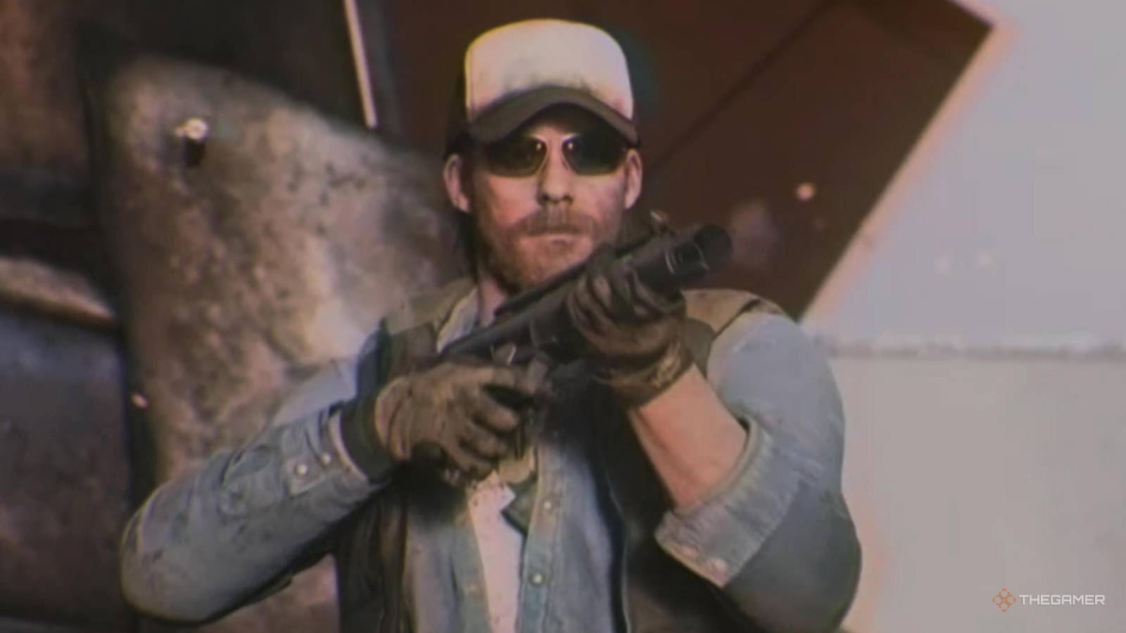 A player shooting towards the camera in Black Ops 6 event '90s Action Heroes.