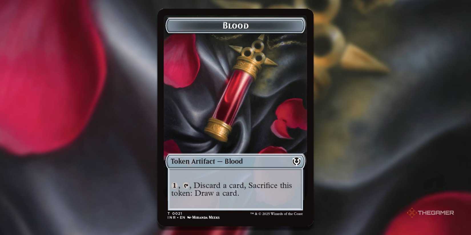 mtg everyone's invited commander deck Blood Token (17) // Vampire Token (16) [Innistrad: Crimson Vow: Tokens]  [Foil] – Face to Face Games main image 1