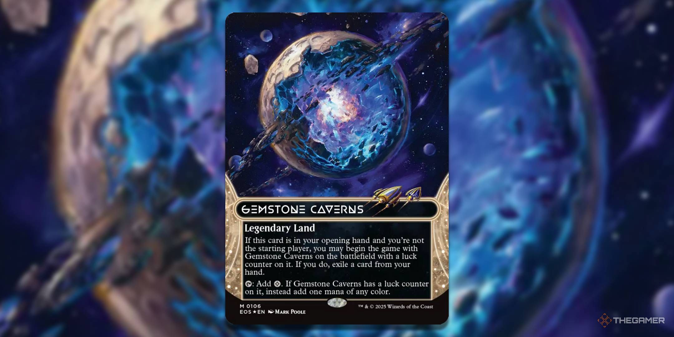 Mtg cards gemstone caverns MTG 宝石の洞窟 ギャラクシーfoil 英語 星