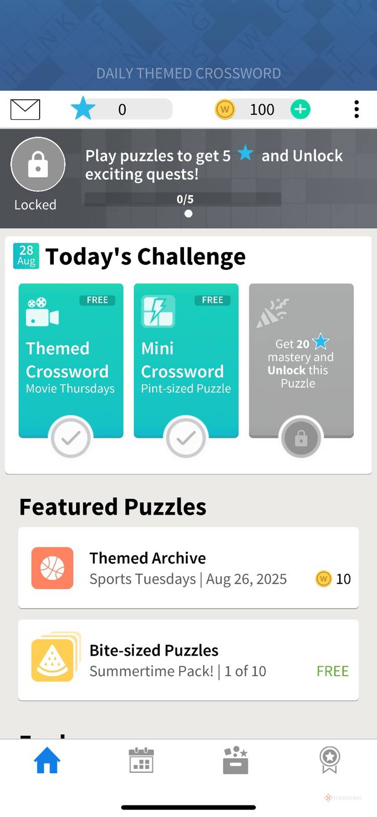 Start the screen for Christie.