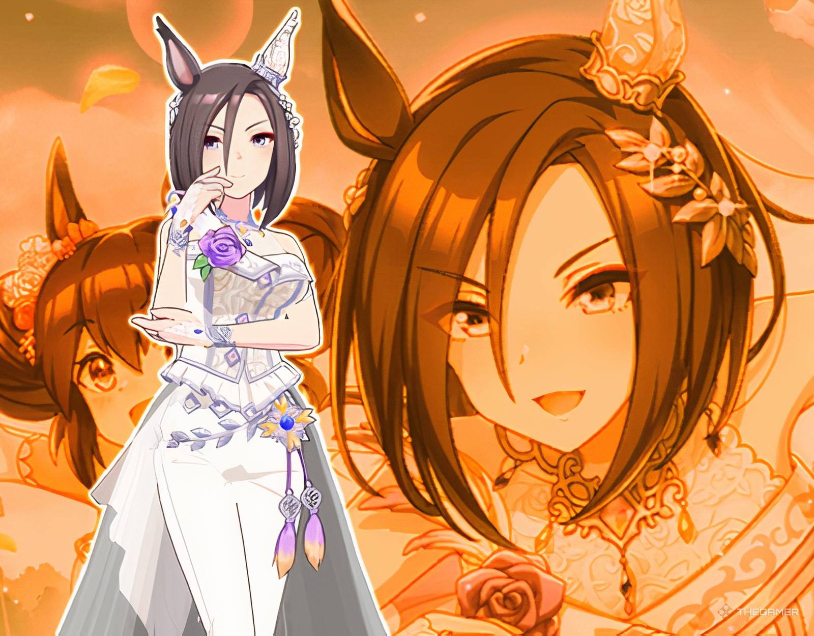 umamusume green dress orange hair Umamusume: Pretty Derby Rolecos Anime Sunlit Silence Suzuka Uma
