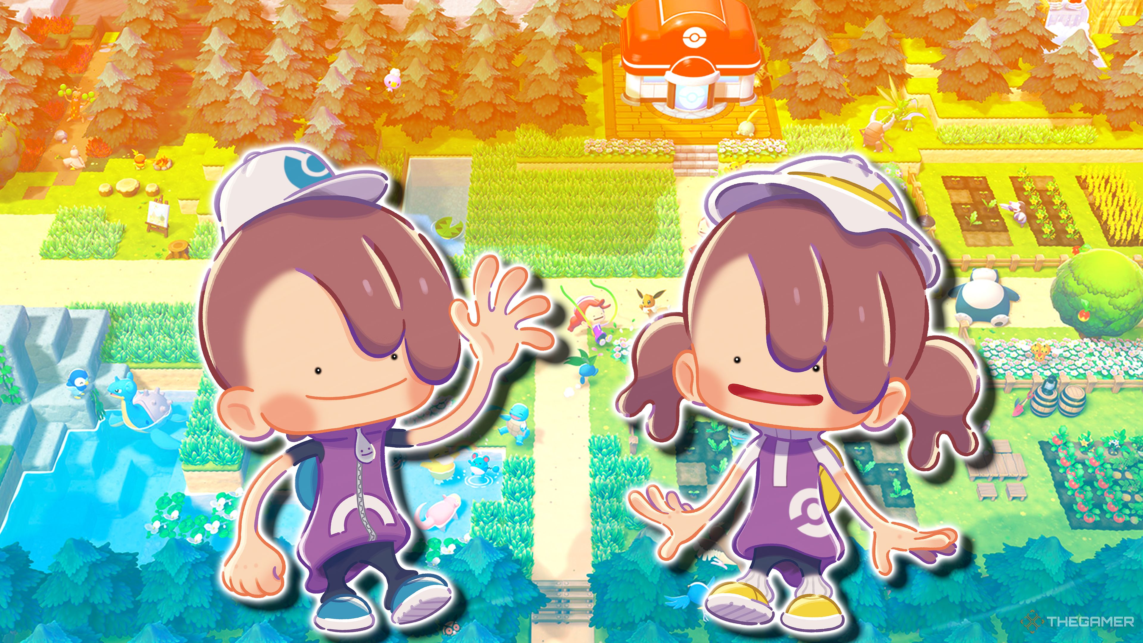 Pokemon Pokopia characters and key art.