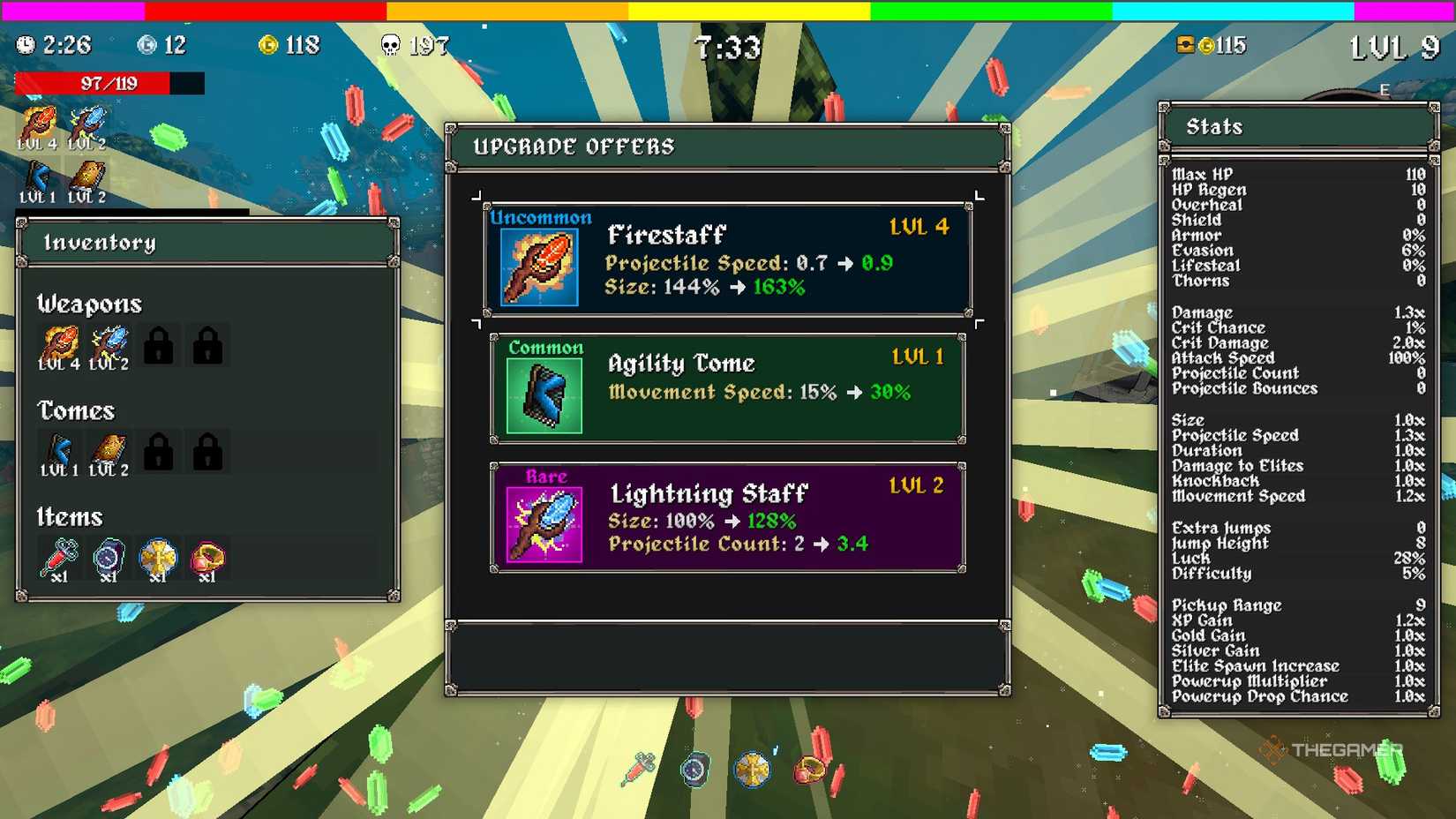 Items from MegaBonk from RNG.