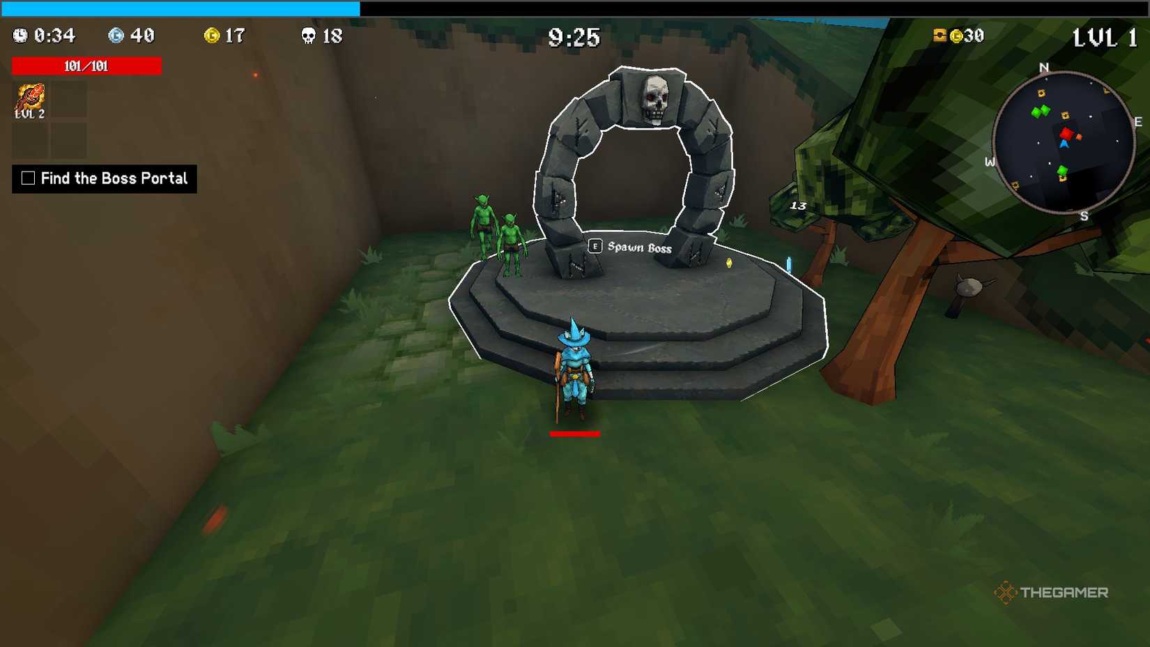 Finding the boss sponks in Megabonk.