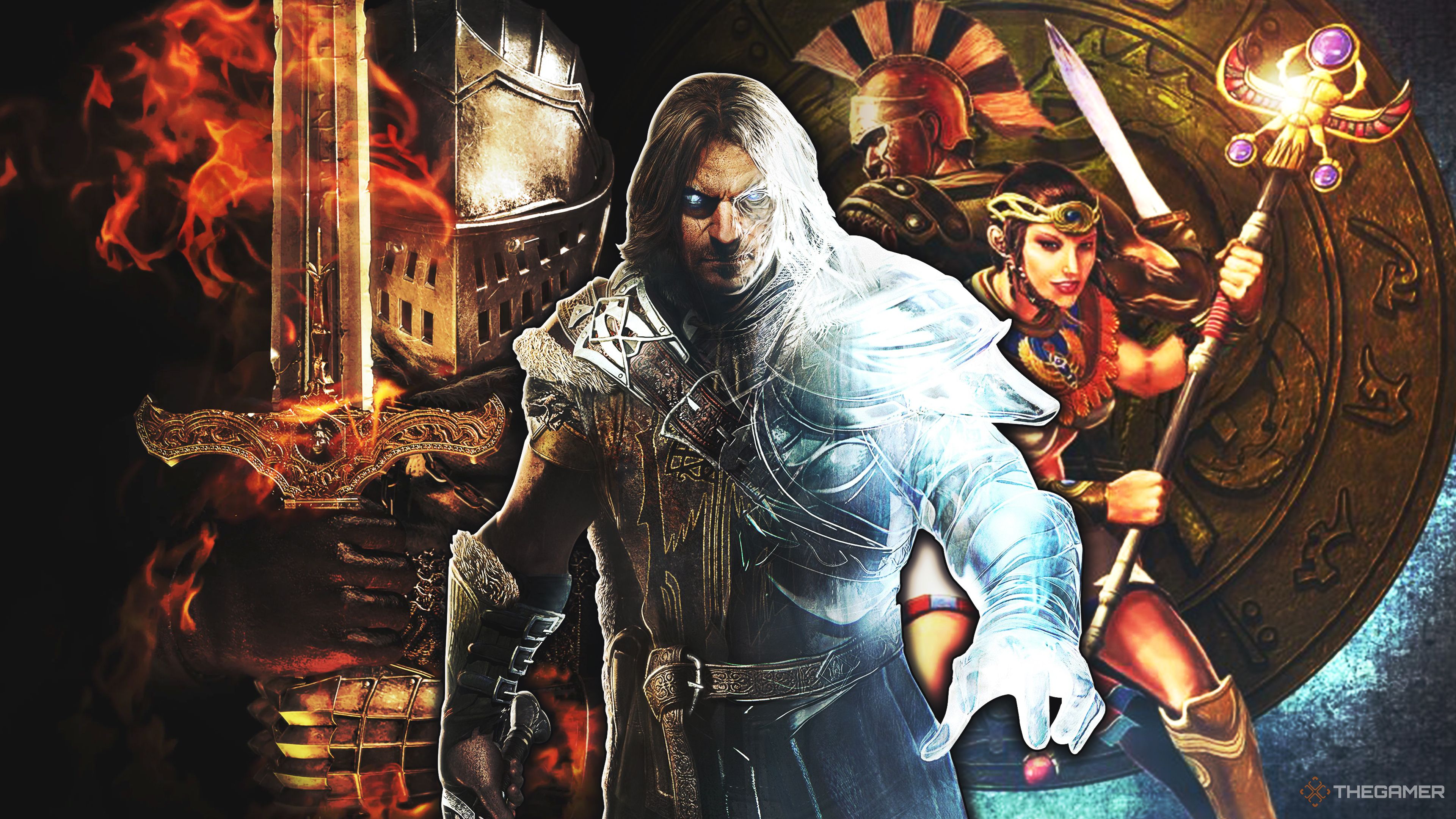 Dark Souls Remastered, Middle-Earth Shadow Of Mordor Game of the Year Edition and Titan Quest Anniversary Edition.