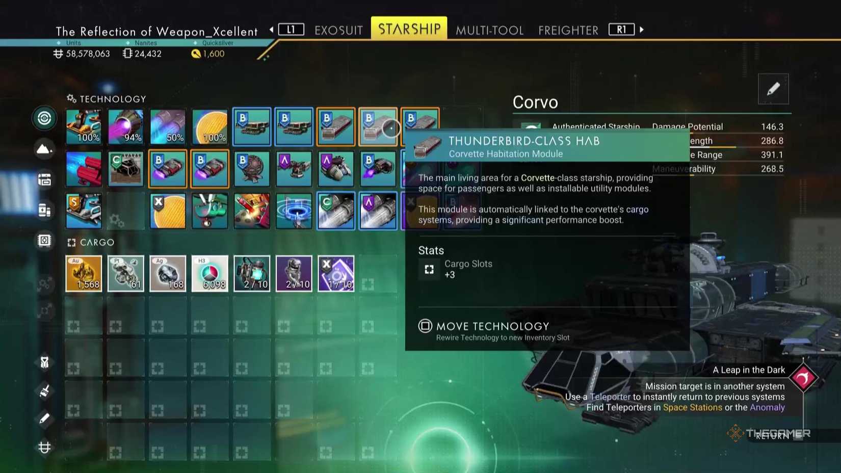 A housing module in no man's sky.