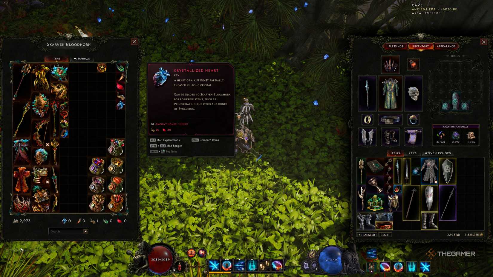 A rare Crystallized Heart that can be bought at the Hunt Master.