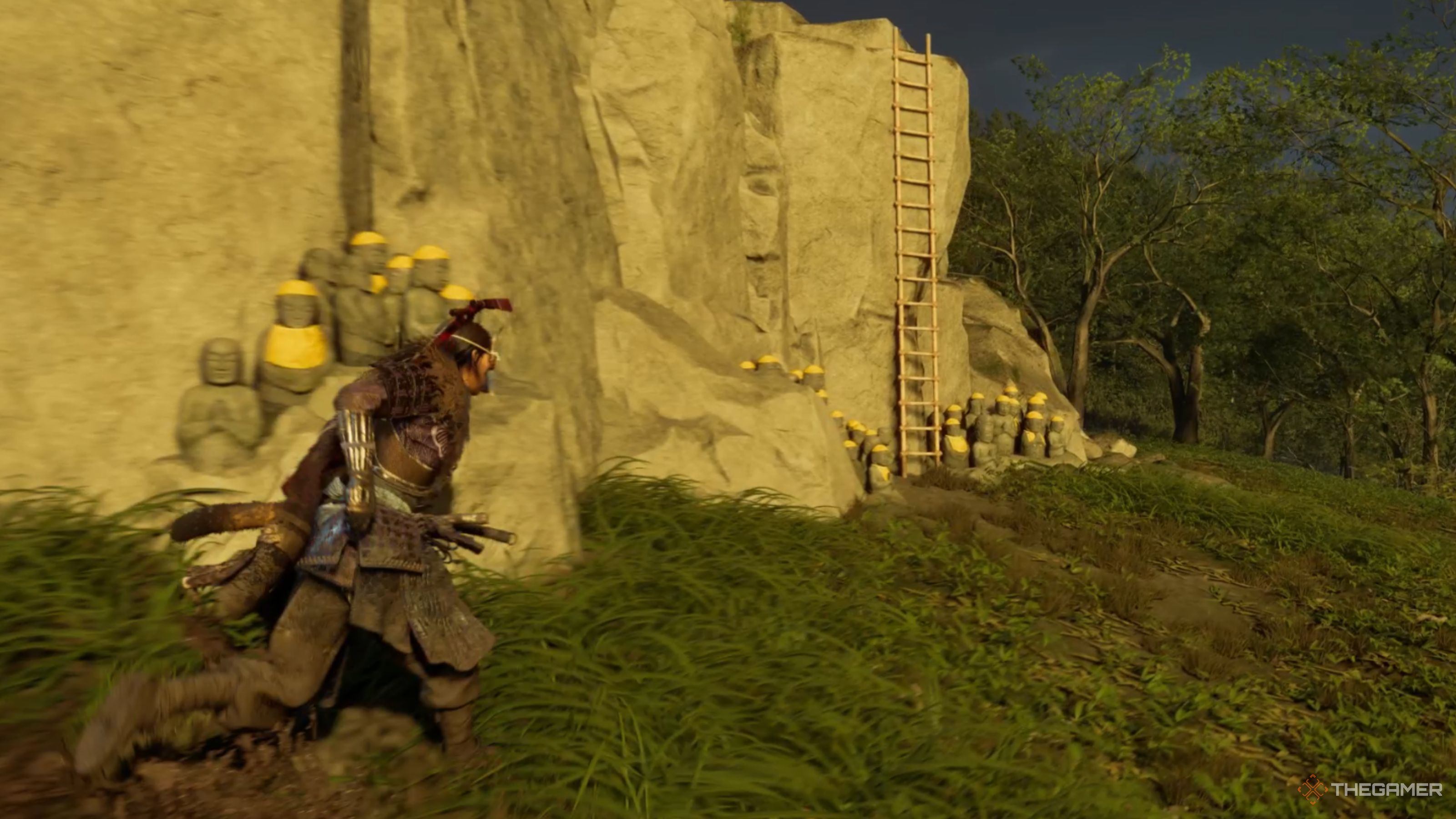 How To Reach The Yotei Grasslands Altar With The Ladder In Ghost Of Yotei