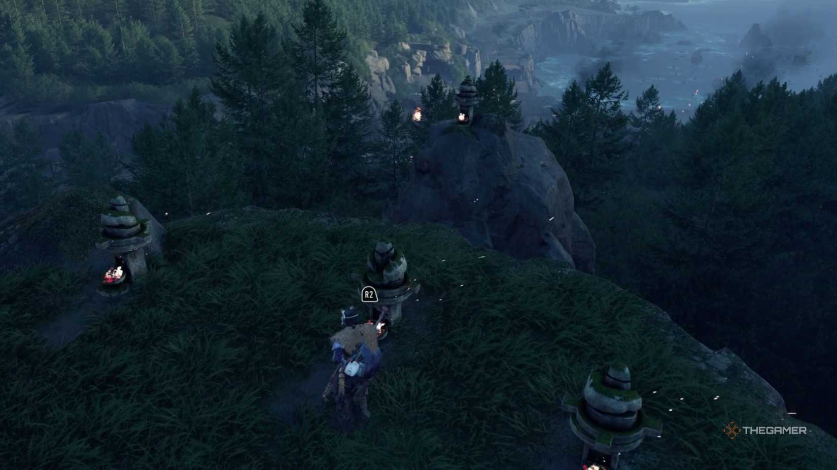 ATSU turns statues at the Reliky branch of faith in ghost of yotei