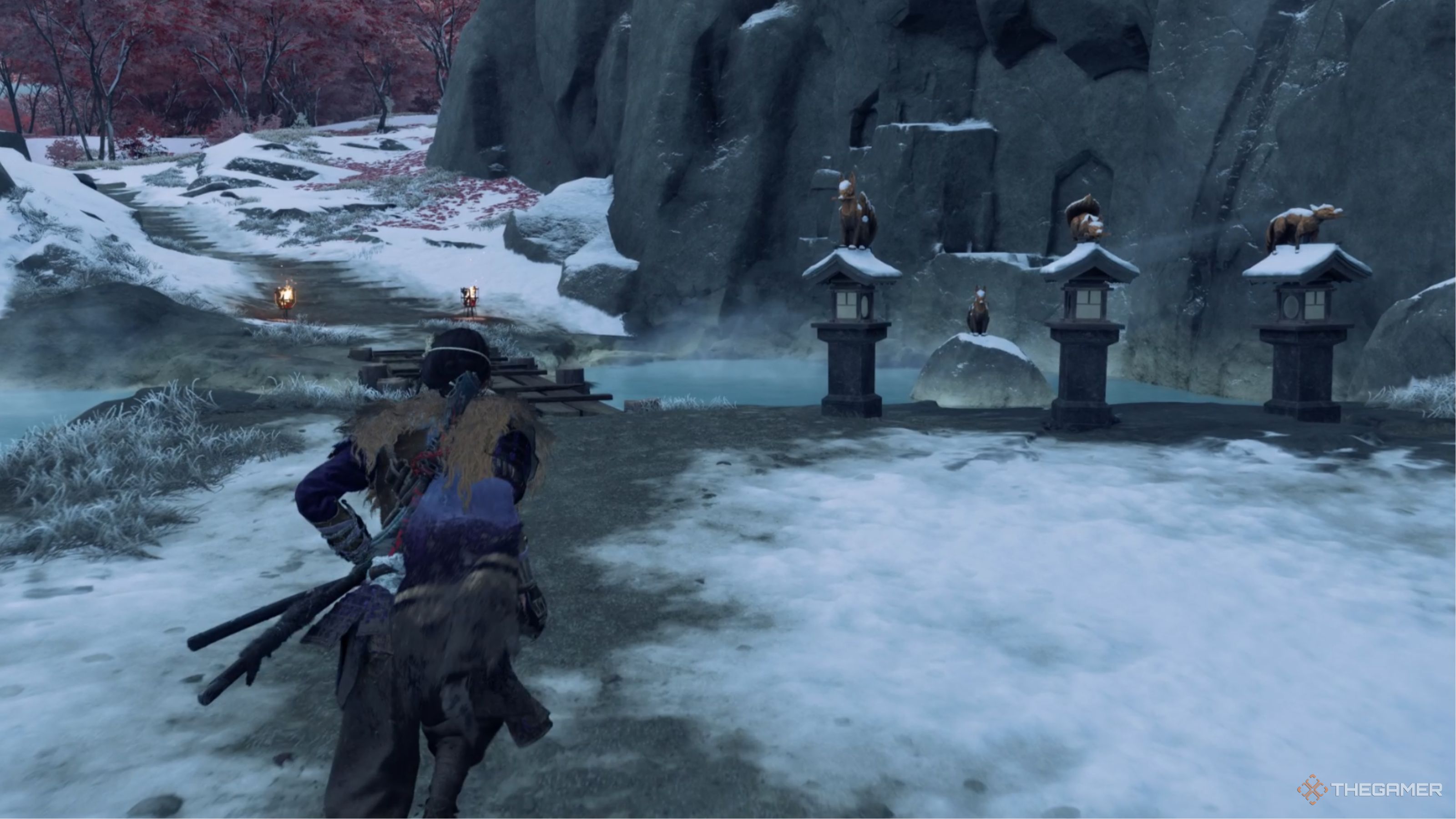 What To Do With The Fox Statues Outside Snow Drift Springs Shrine